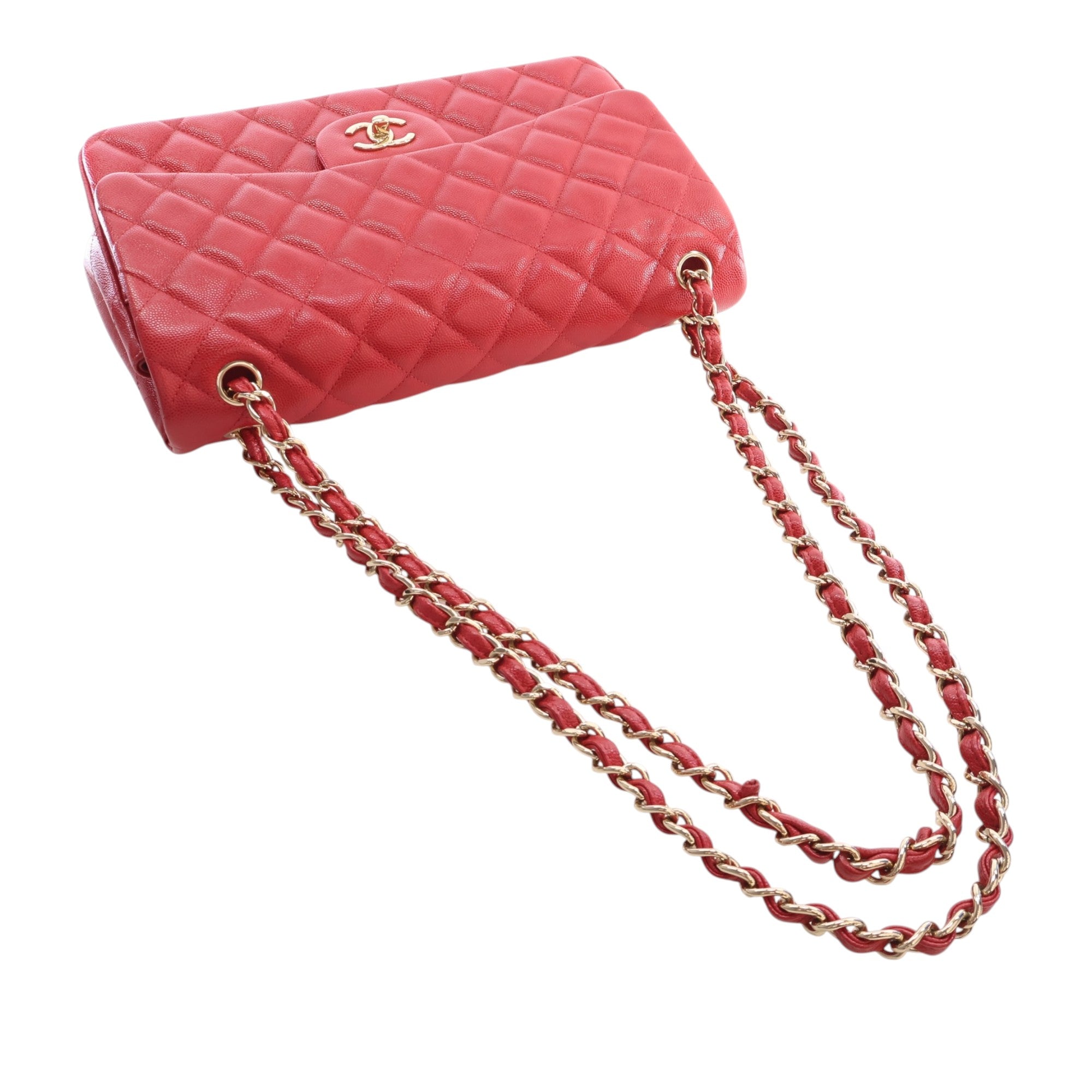 Chanel Jumbo Classic Caviar Double Flap - image 14
