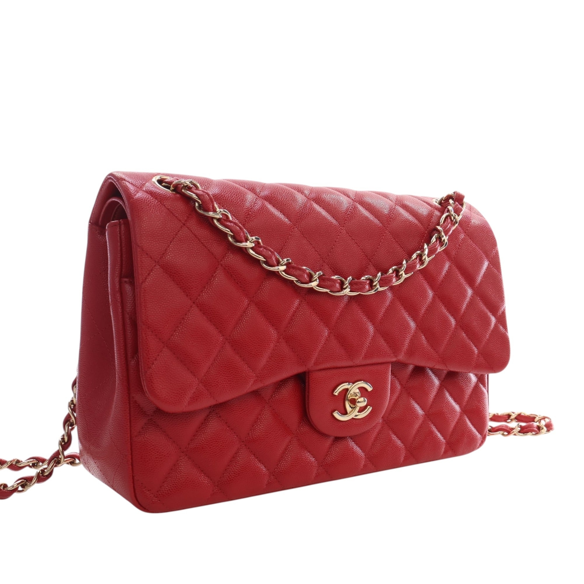Chanel Jumbo Classic Caviar Double Flap - image 2