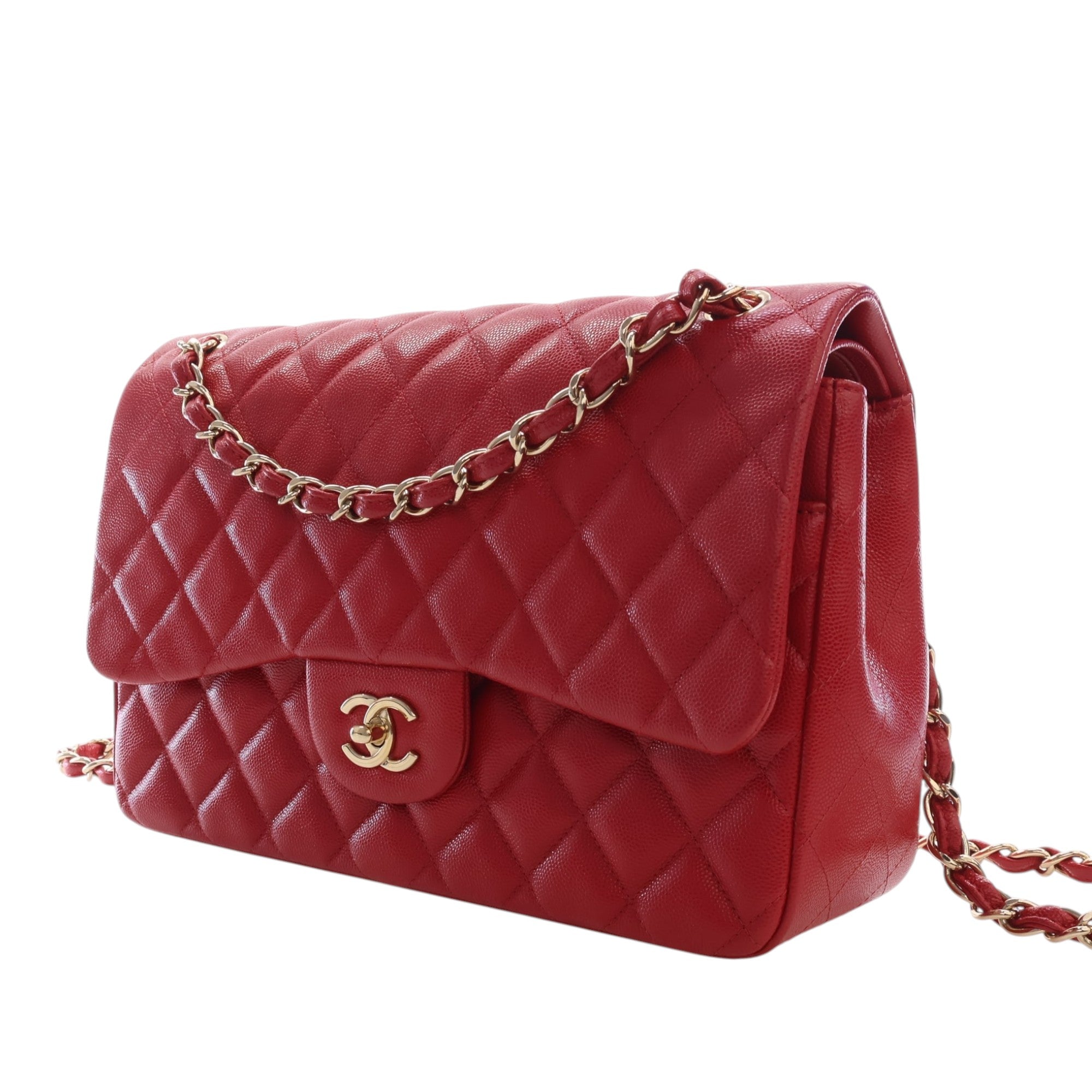Chanel Jumbo Classic Caviar Double Flap - image 3
