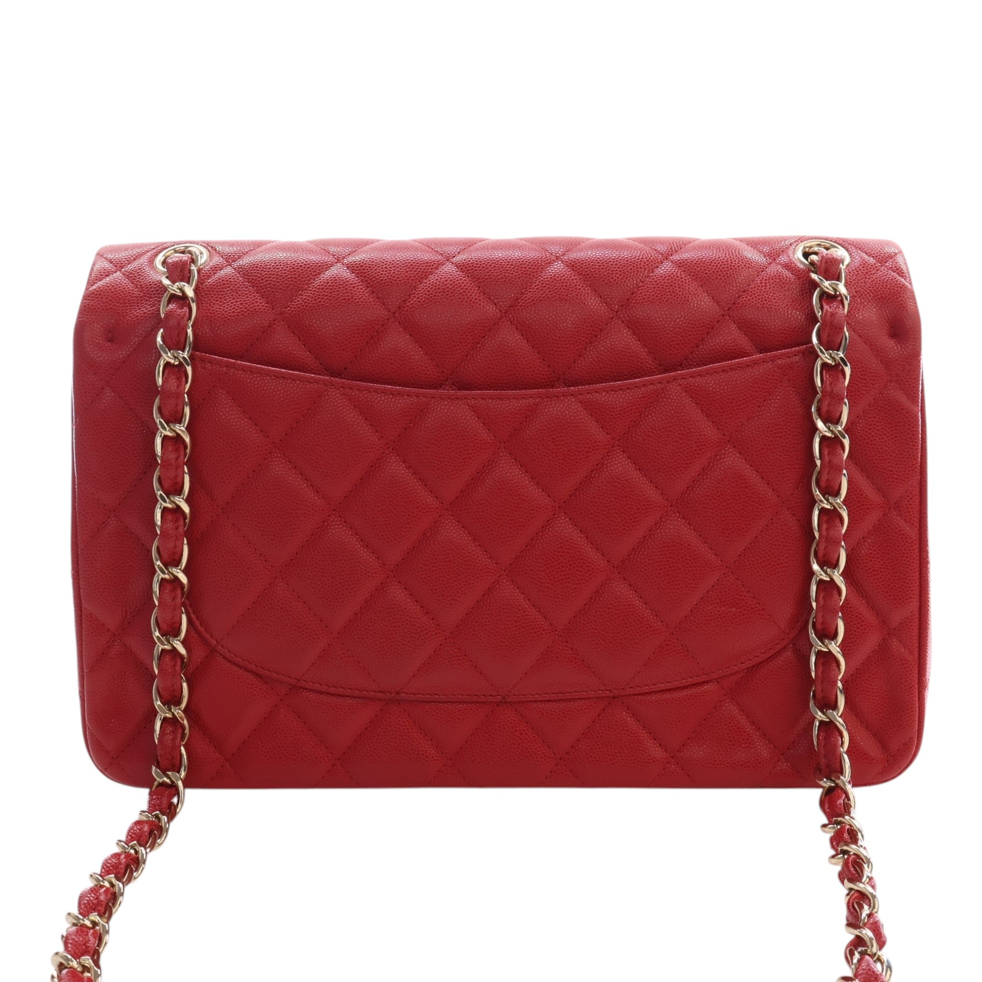Chanel Jumbo Classic Caviar Double Flap - image 4