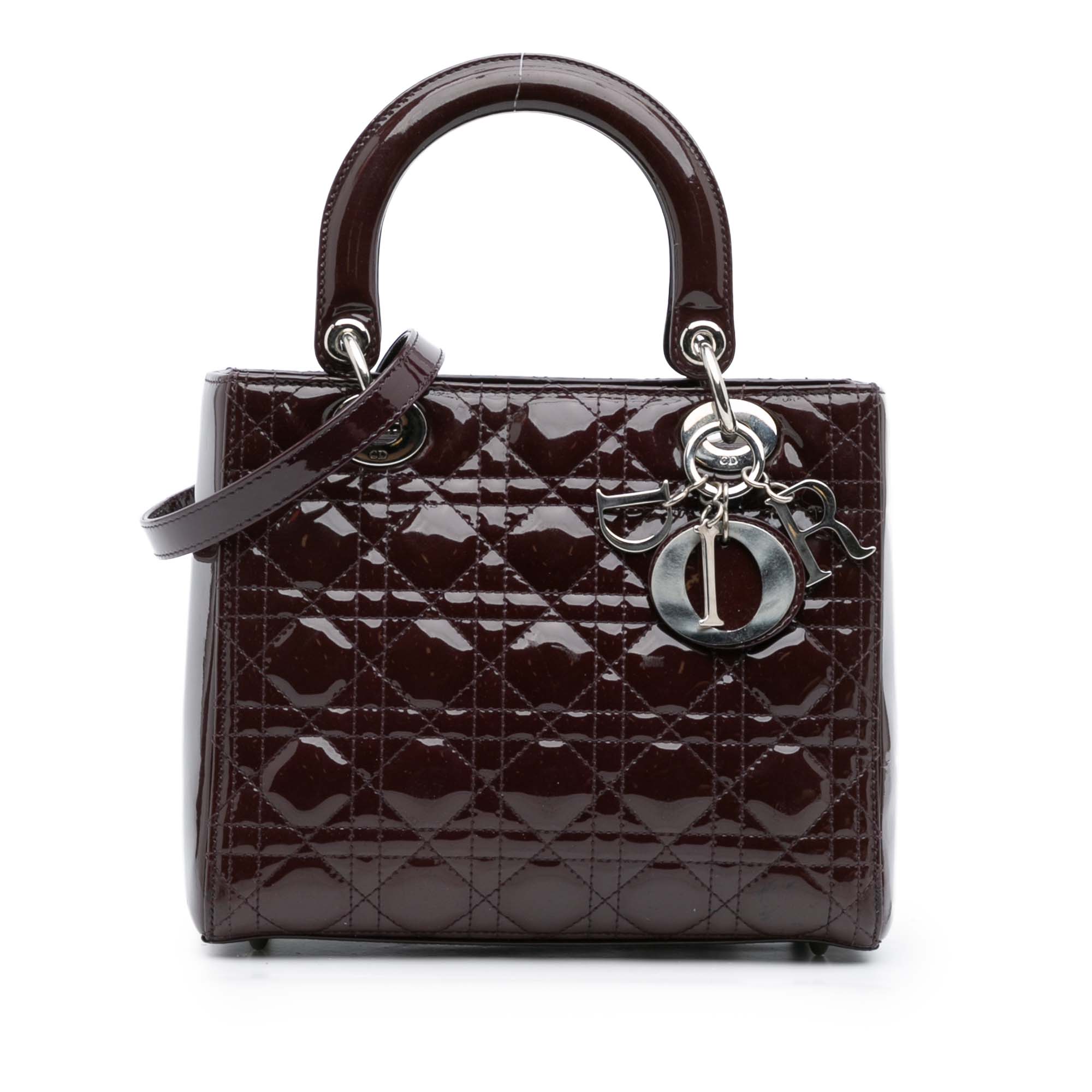 Dior Medium Patent Cannage Lady Dior - image 1