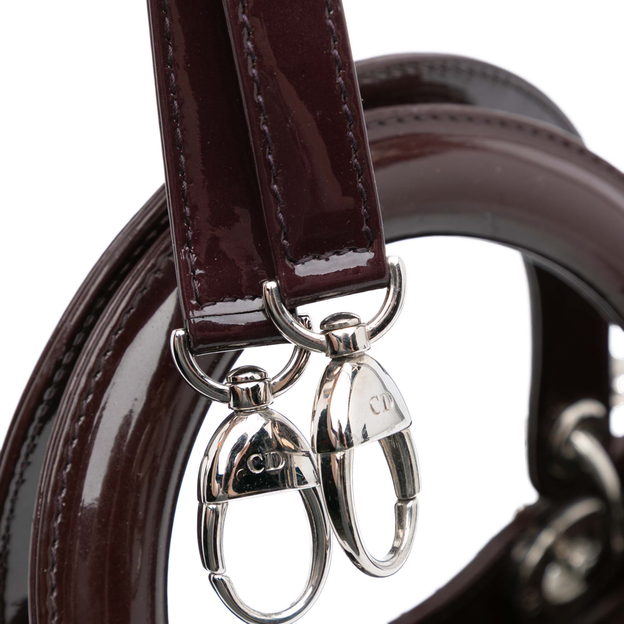 Dior Medium Patent Cannage Lady Dior - image 10