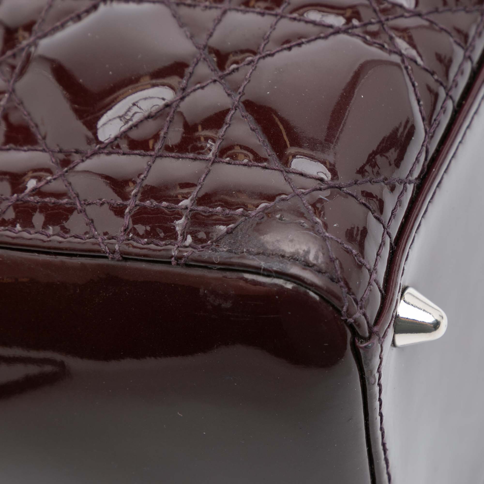 Dior Medium Patent Cannage Lady Dior - image 6
