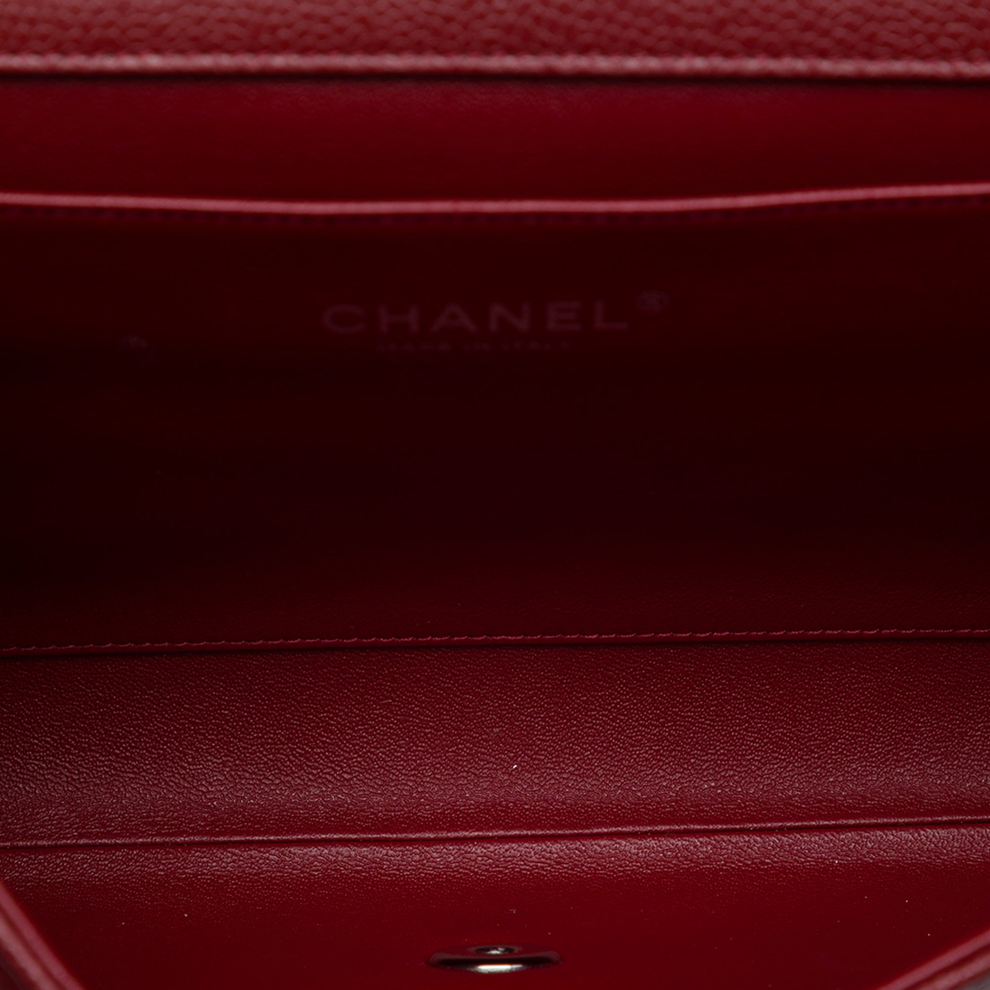 Chanel CC Quilted Caviar Flap Clutch with Chain - image 4