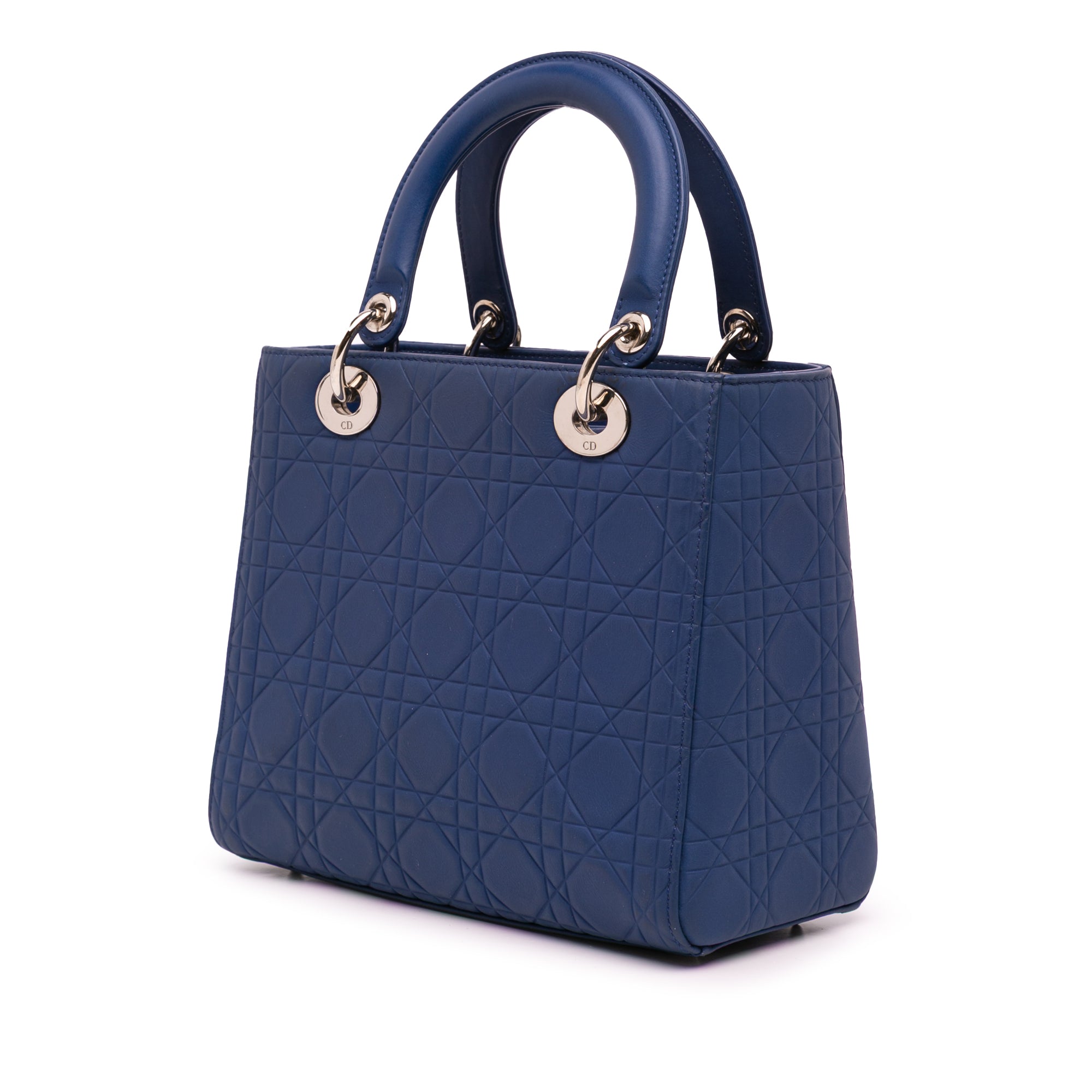 Dior Medium Ultra Matte Calfskin Embossed Cannage Lady Dior - image 2
