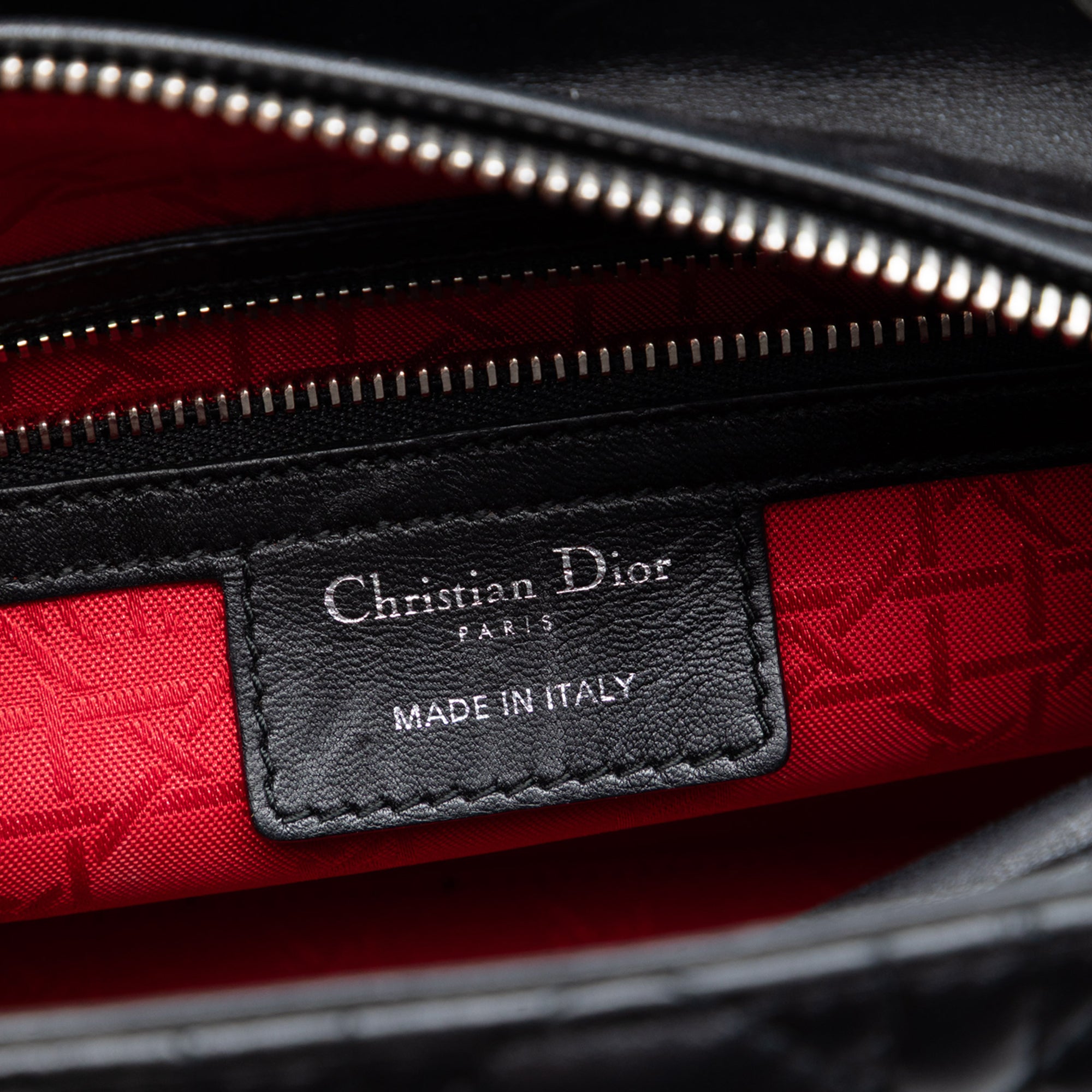 Dior Medium Lambskin Cannage Lady Dior - image 5