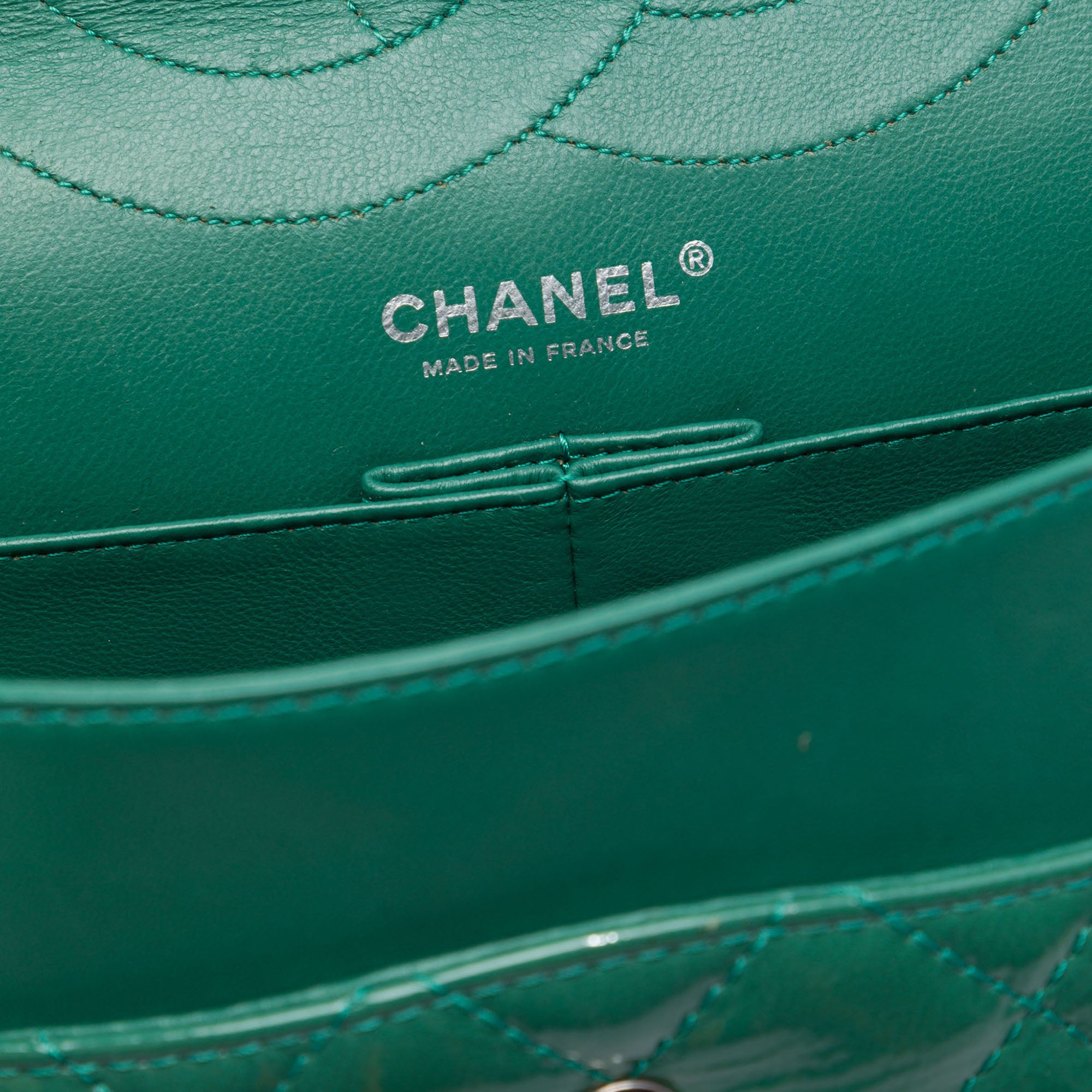 Chanel Quilted Crinkled Patent Reissue 2.55 Double Flap 227 - image 5
