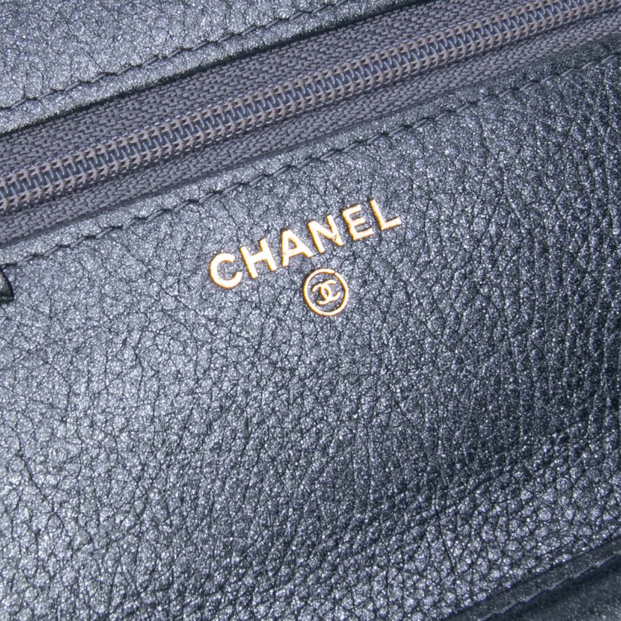 Chanel Quilted Lambskin Boy Wallet On Chain - image 5