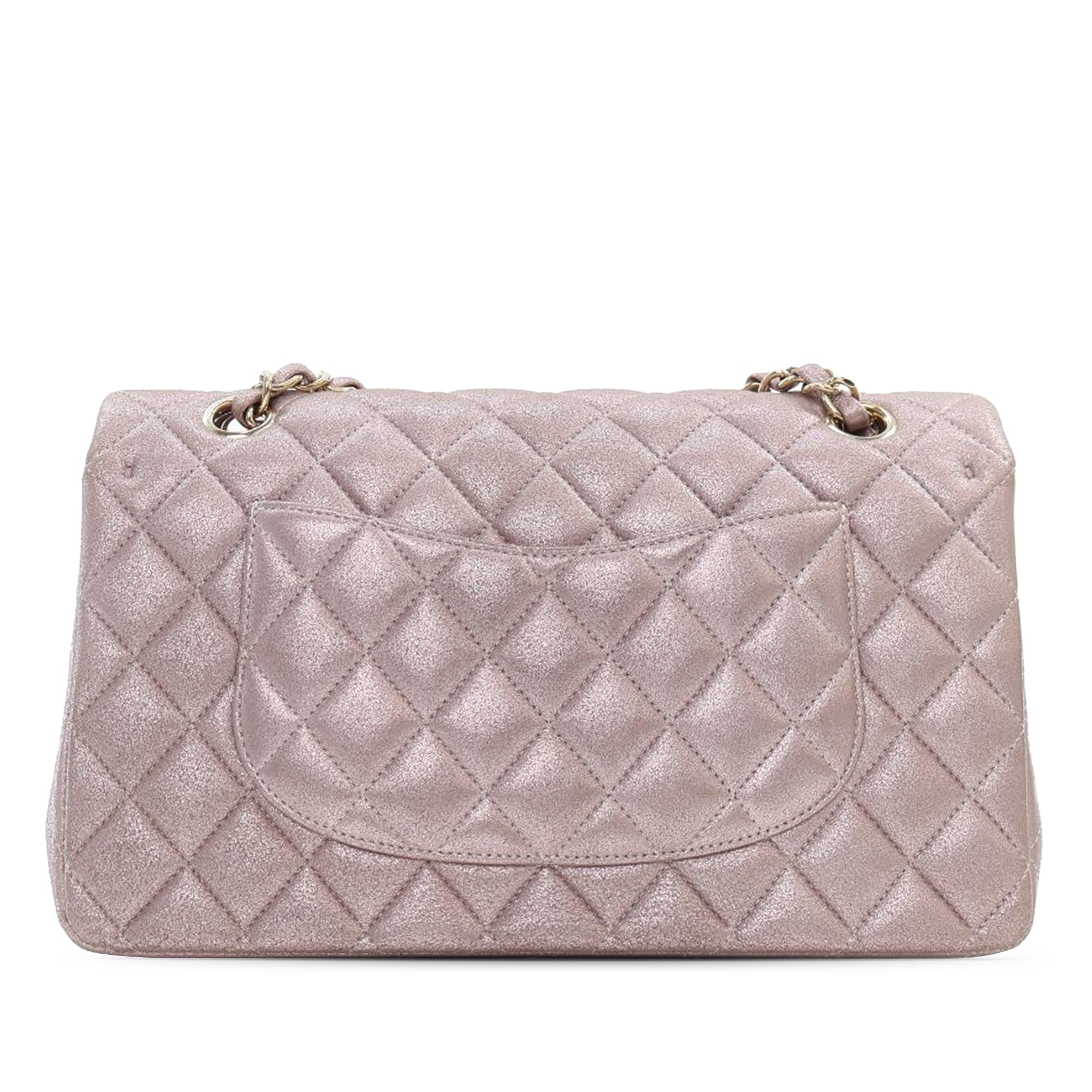 Chanel Medium Classic Iridescent Calfskin Double Flap - image 2