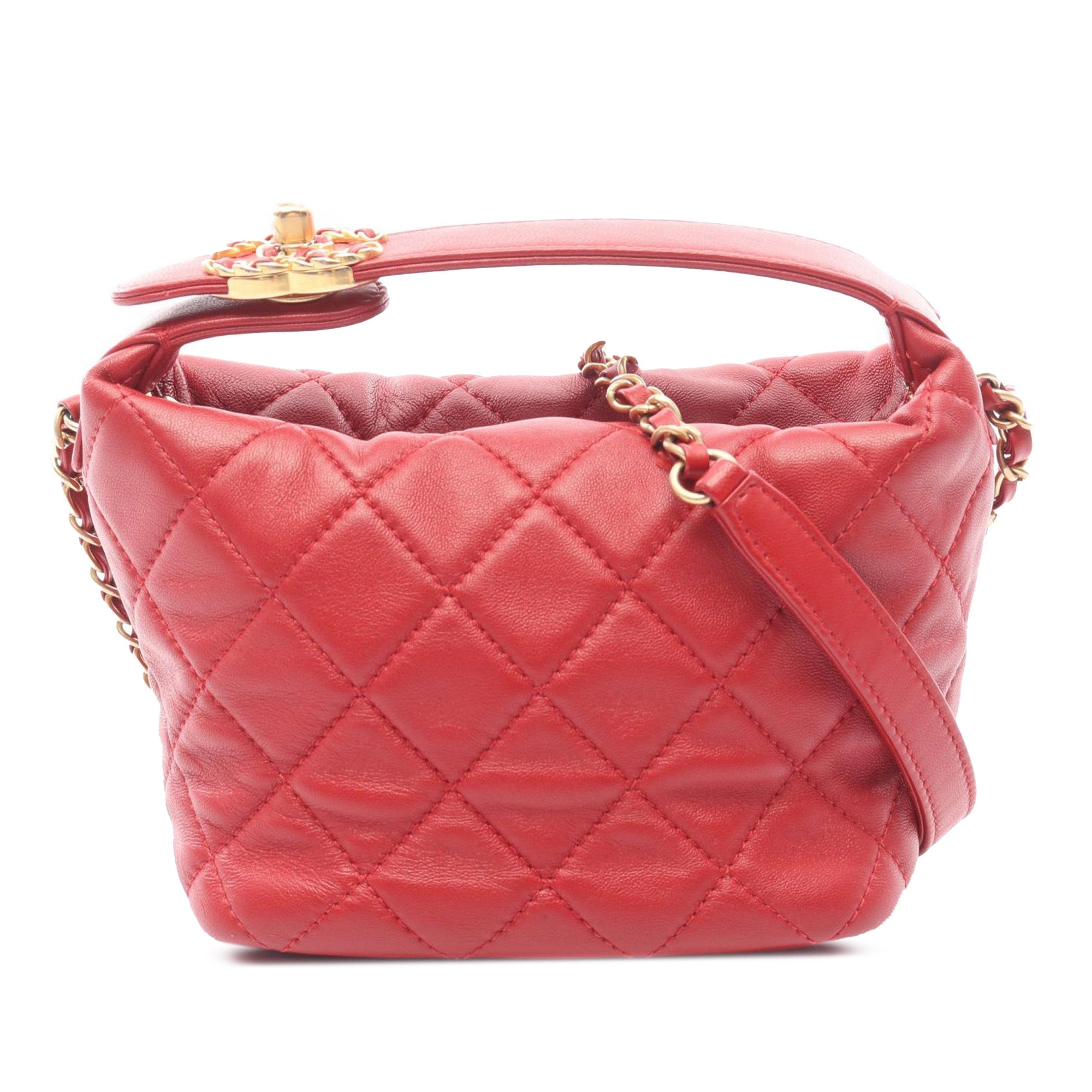 Chanel Small Quilted Lambskin Perfect Meeting Hobo - image 1
