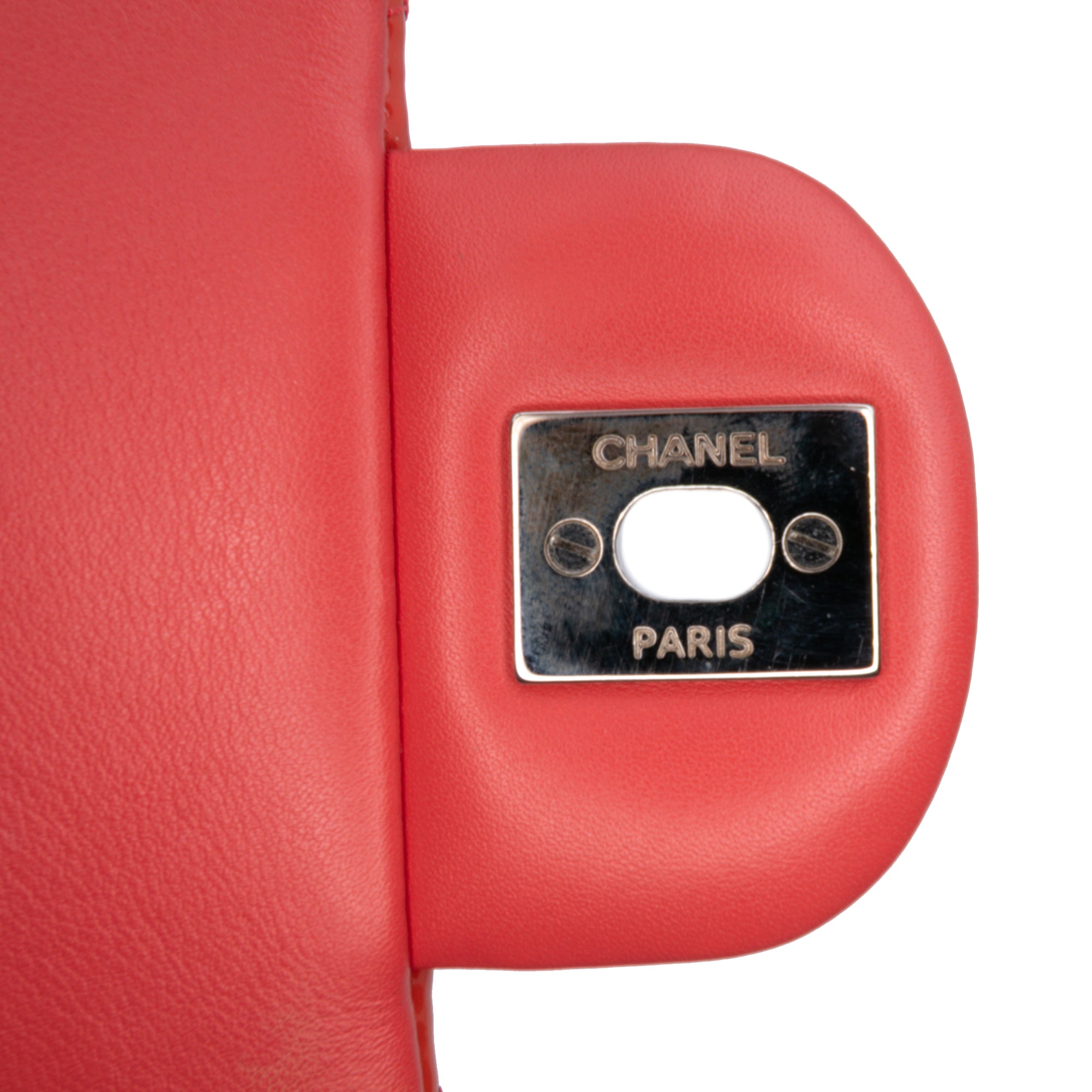 Chanel CC Quilted Patent Clutch with Chain - image 7