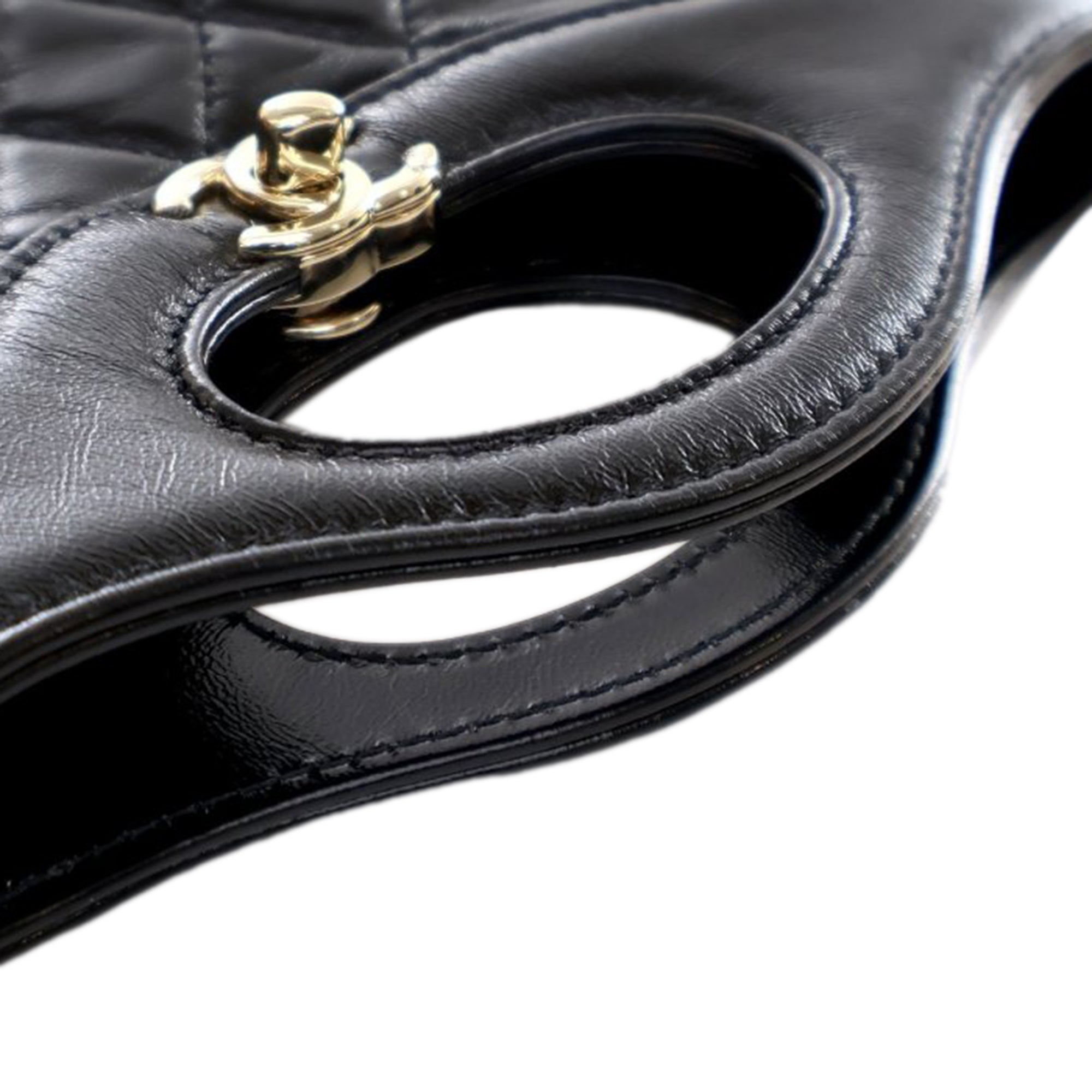 Chanel Mini Shiny Crumpled Calfskin 31 Shopping Bag - image 9