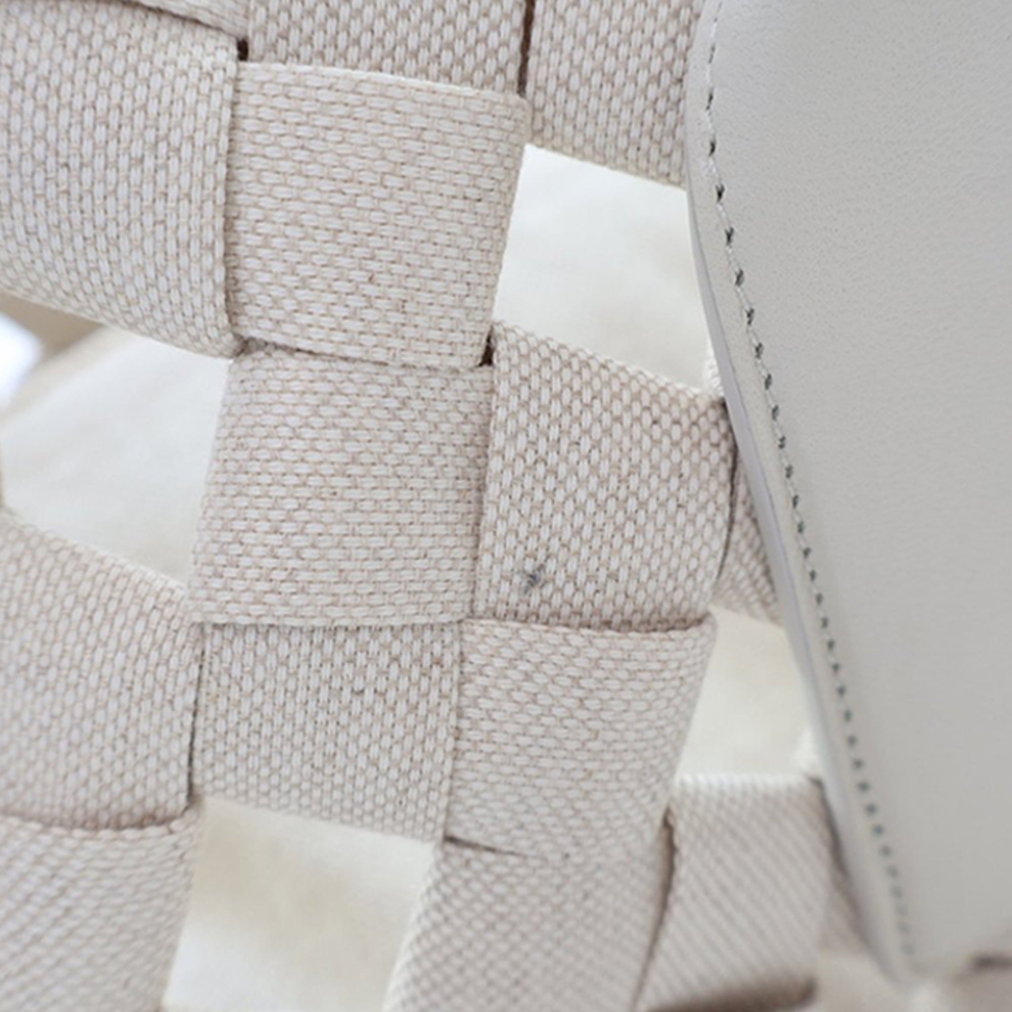 Bottega Veneta Canvas Intrecciato Hand Knotted Tote - image 12
