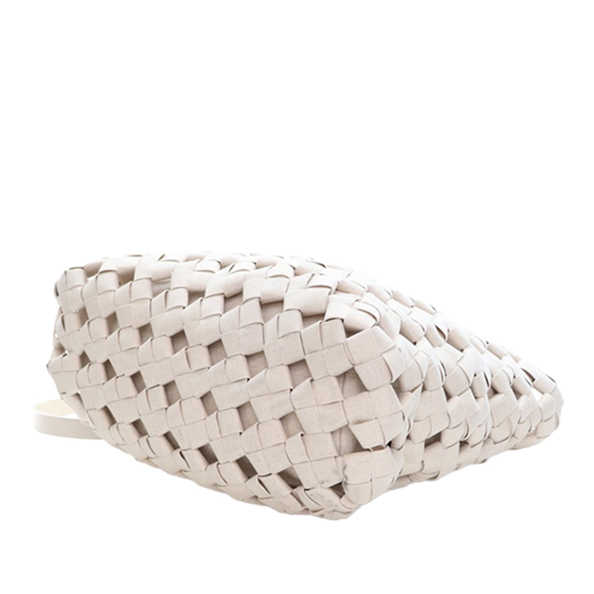 Bottega Veneta Canvas Intrecciato Hand Knotted Tote - image 5