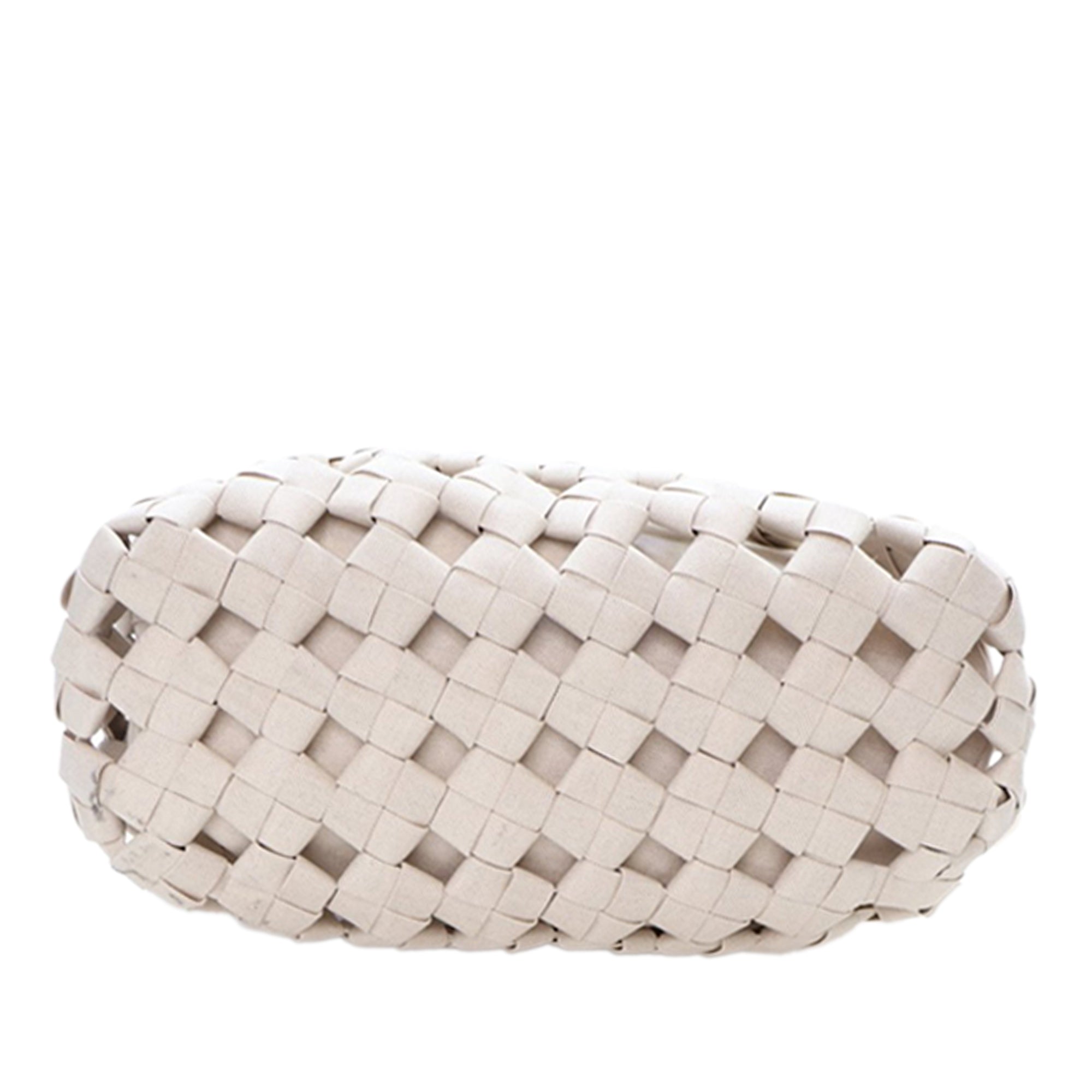 Bottega Veneta Canvas Intrecciato Hand Knotted Tote - image 7