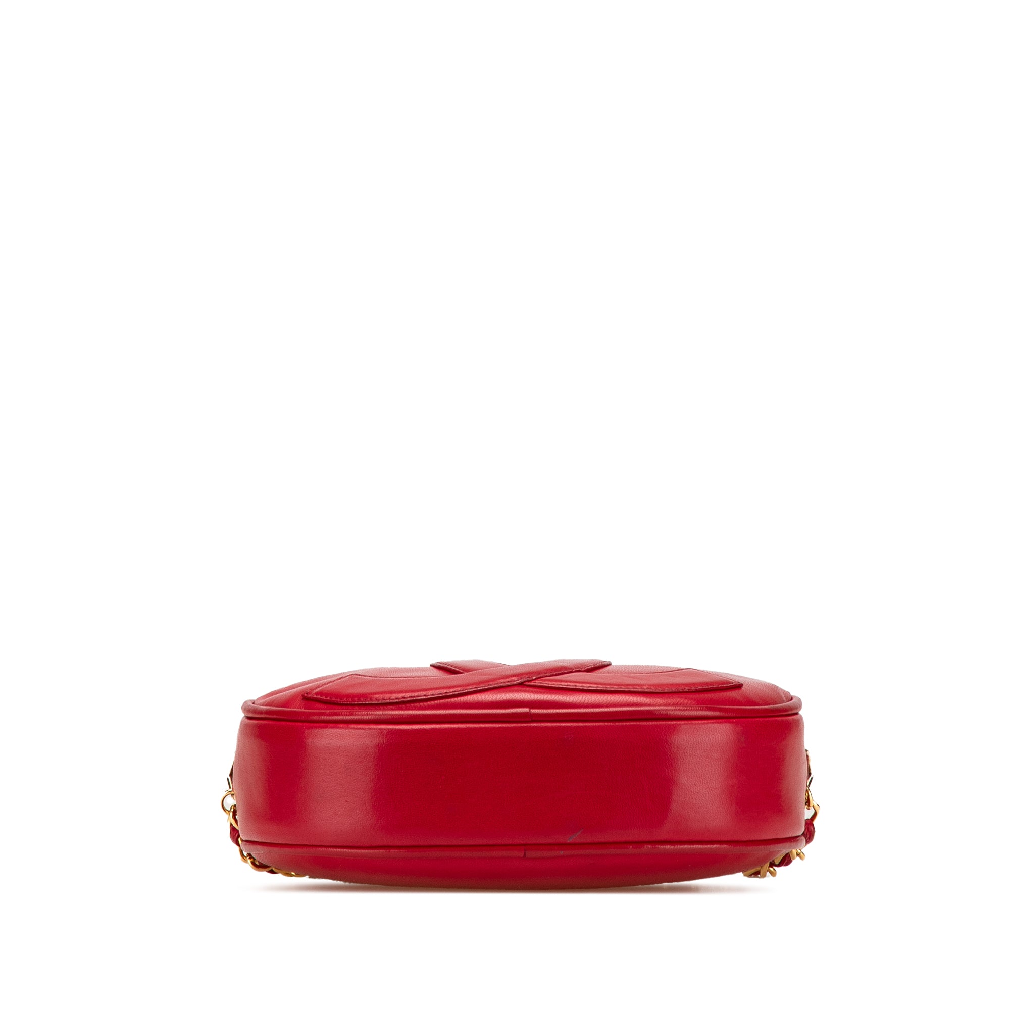 Chanel CC Lambskin Tassel Oval Camera Bag - image 3
