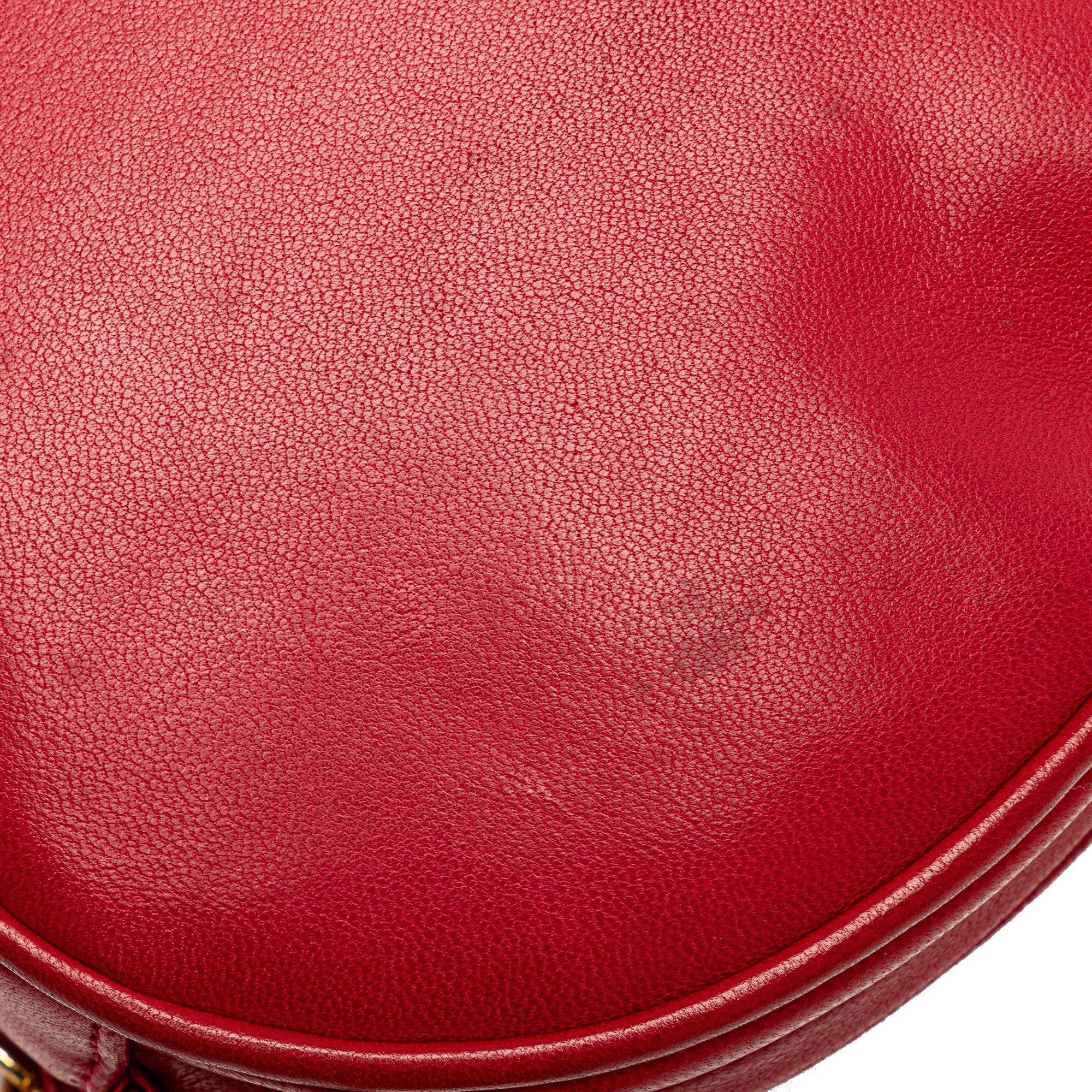 Chanel CC Lambskin Tassel Oval Camera Bag - image 8