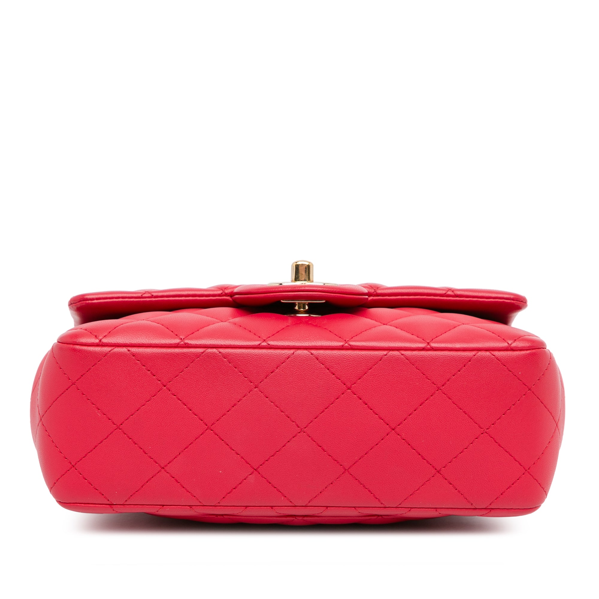 Chanel Mini Rectangular Classic Lambskin Single Flap - image 4