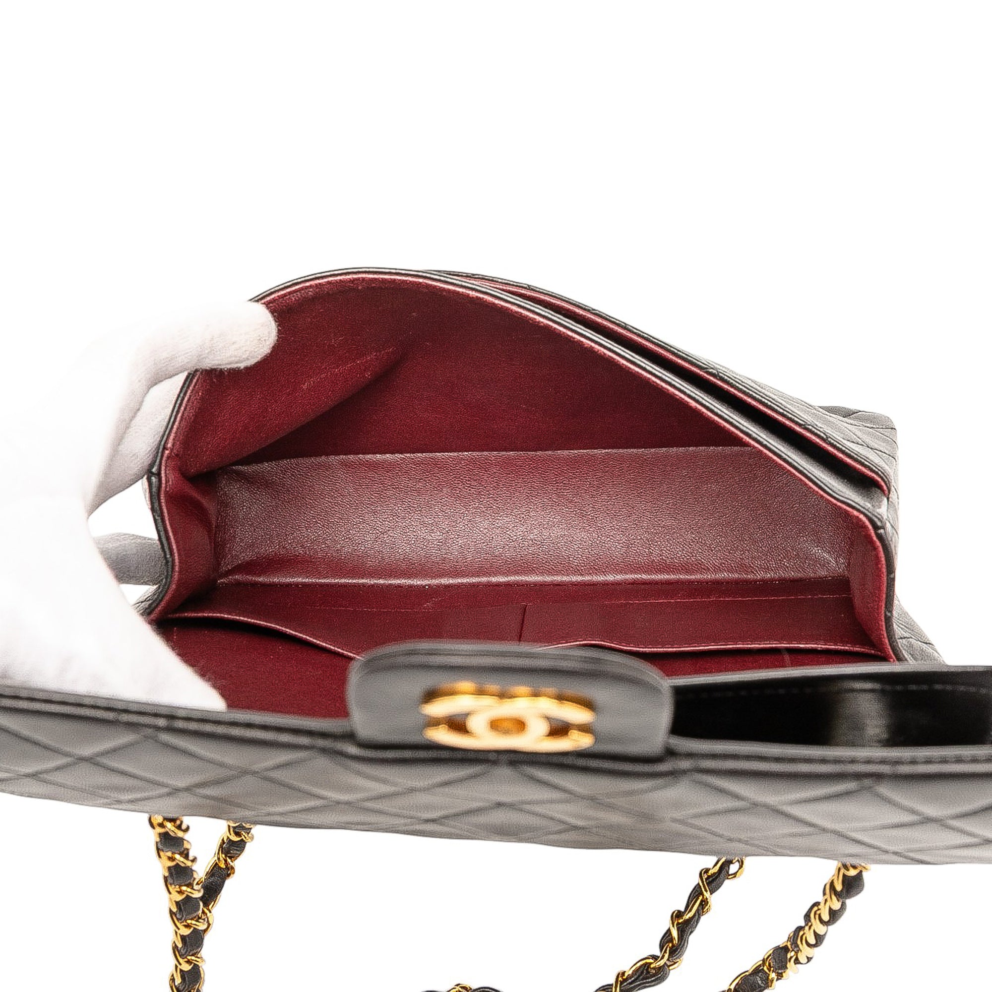 Chanel Medium Classic Lambskin Double Flap - image 4