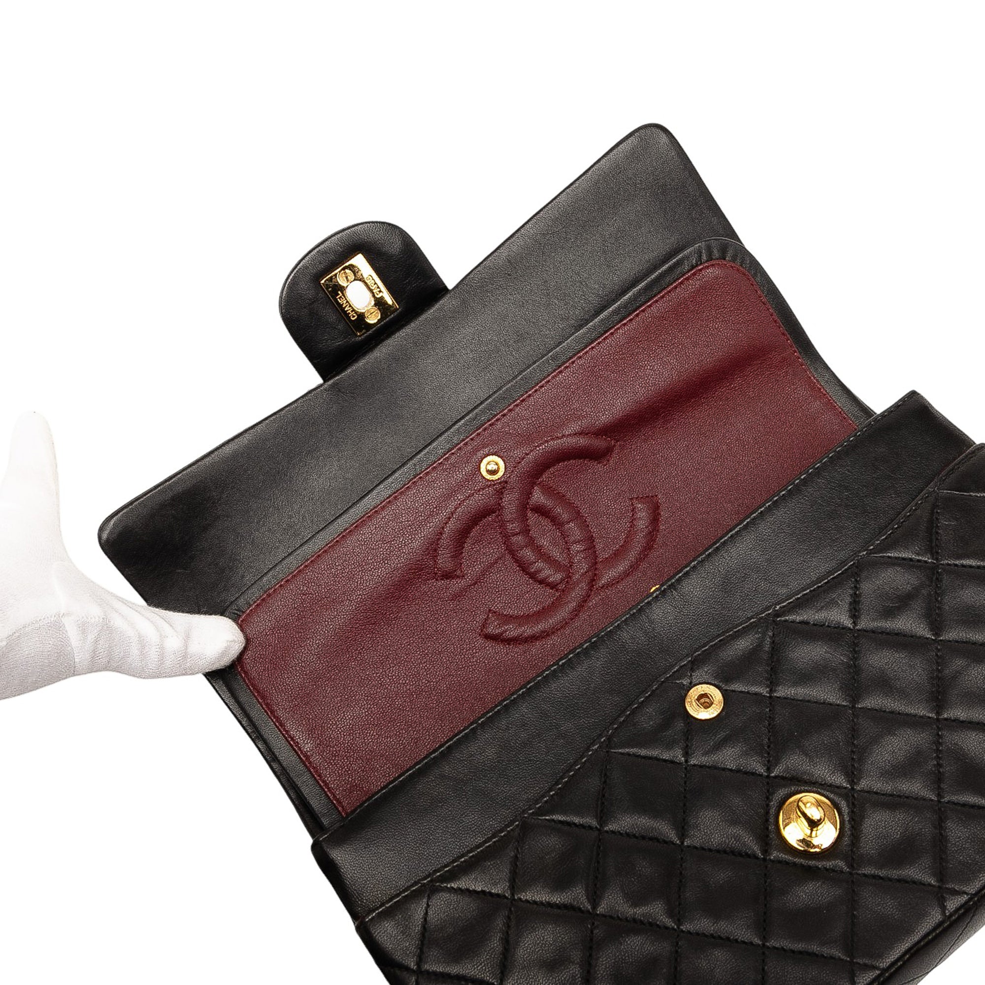 Chanel Medium Classic Lambskin Double Flap - image 6