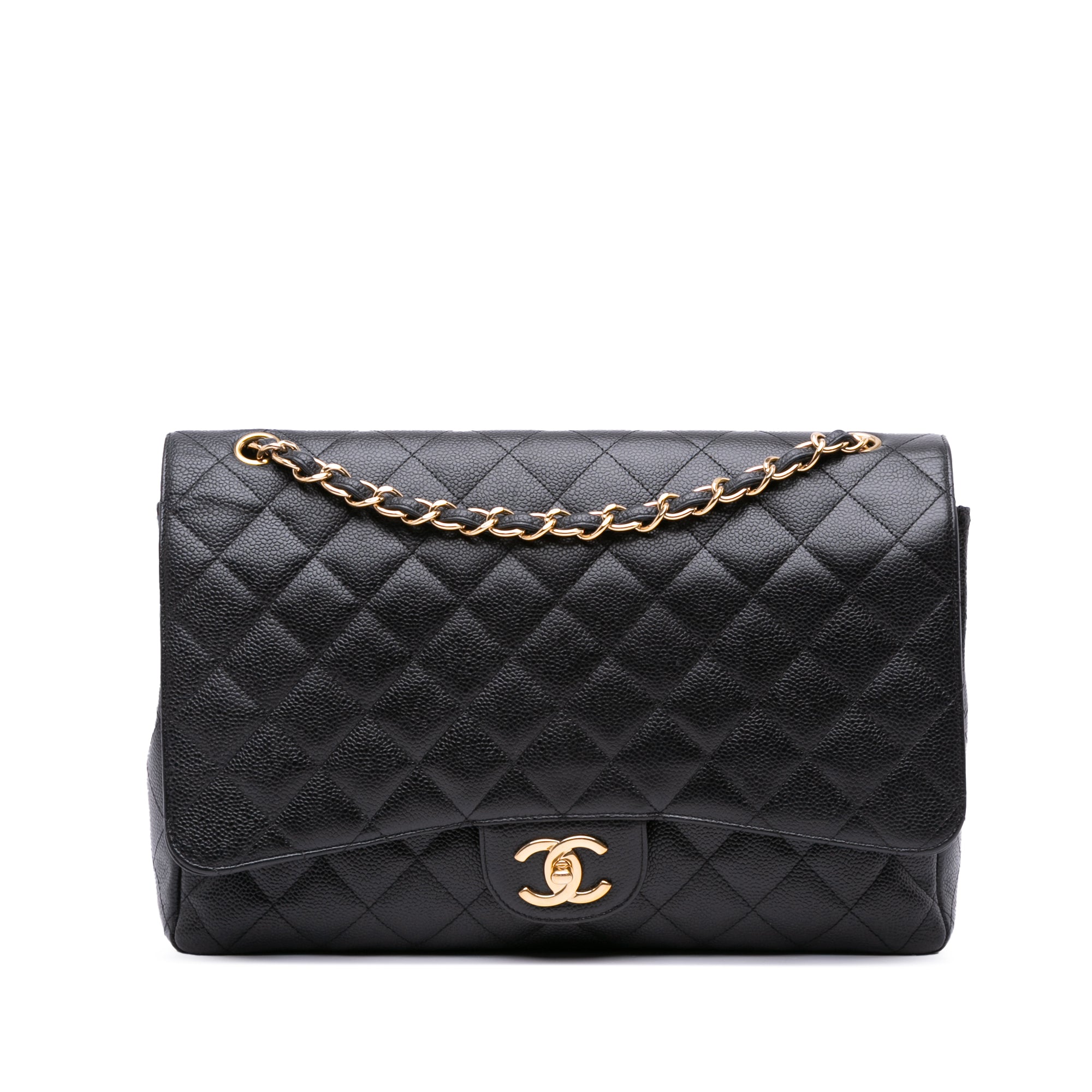 Chanel Maxi Classic Caviar Double Flap - image 1