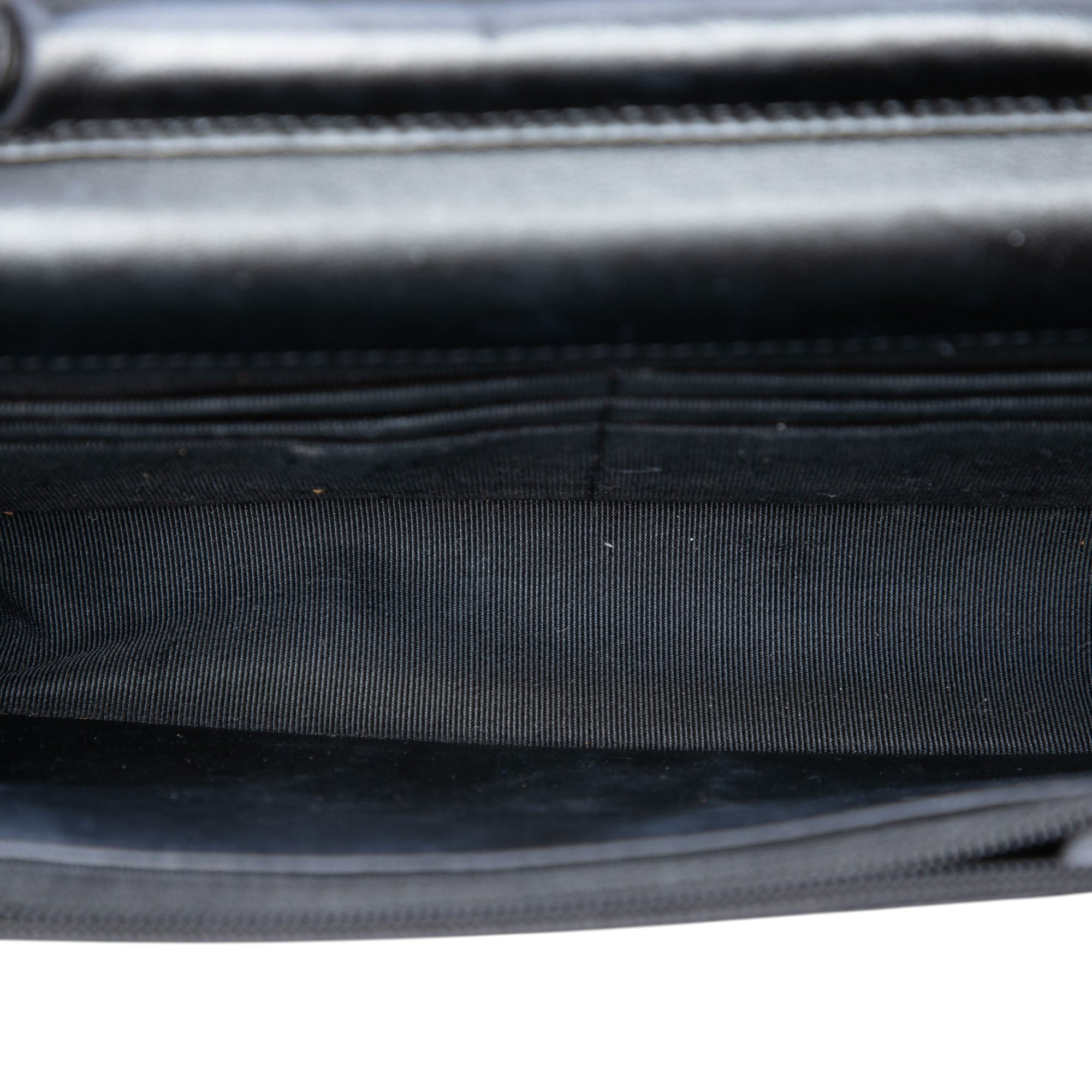 Chanel CC Quilted Shiny Aged Calfskin Wallet On Chain - image 4