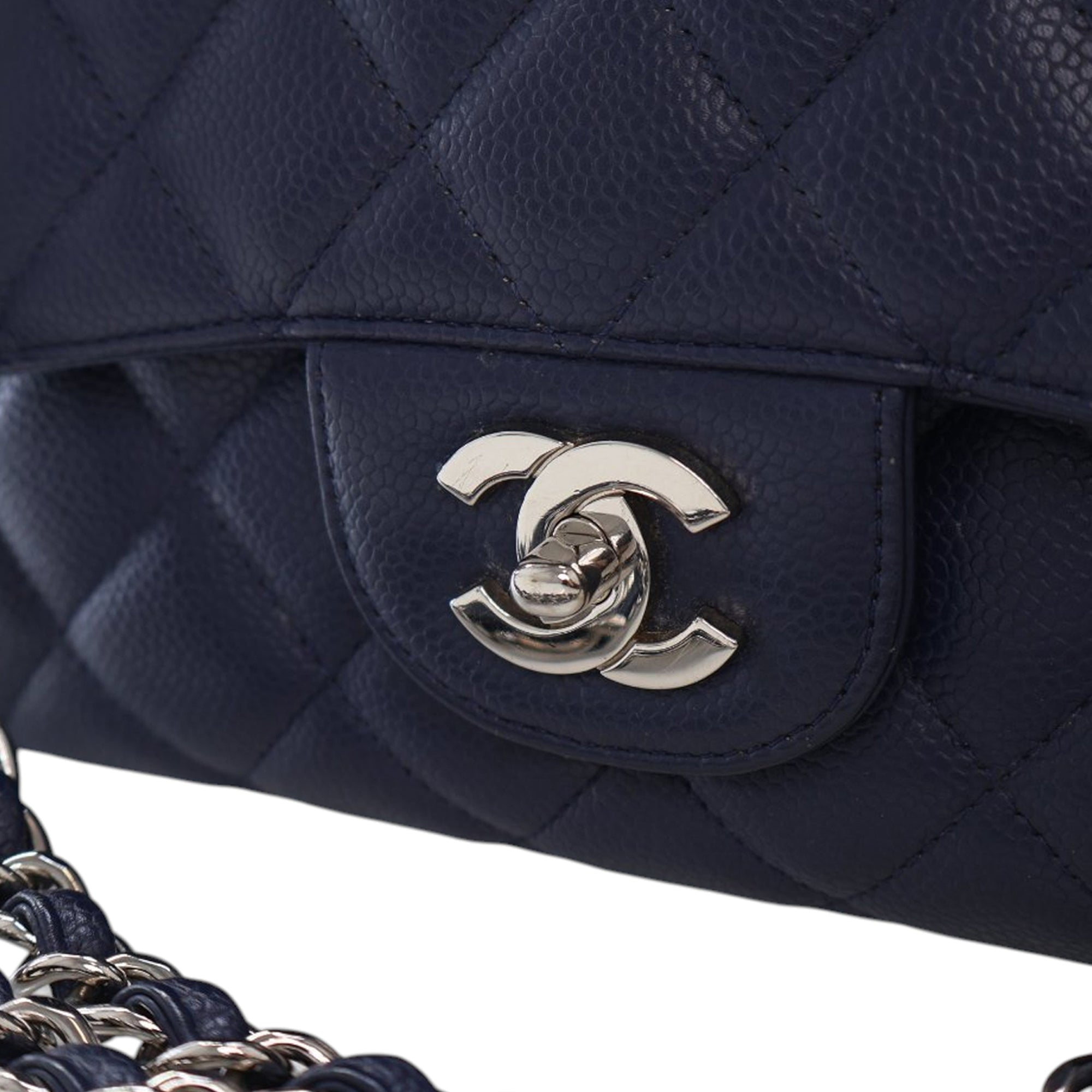 Chanel Maxi Classic Caviar Single Flap - image 6