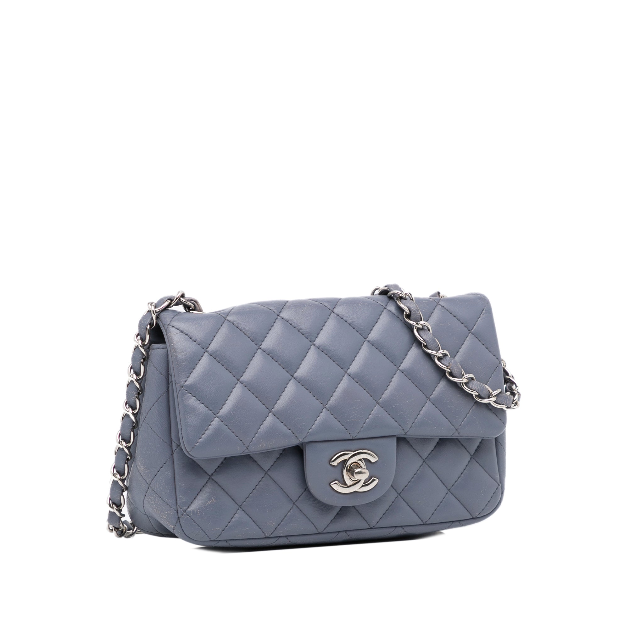 Chanel Mini Rectangular Classic Lambskin Single Flap - image 2