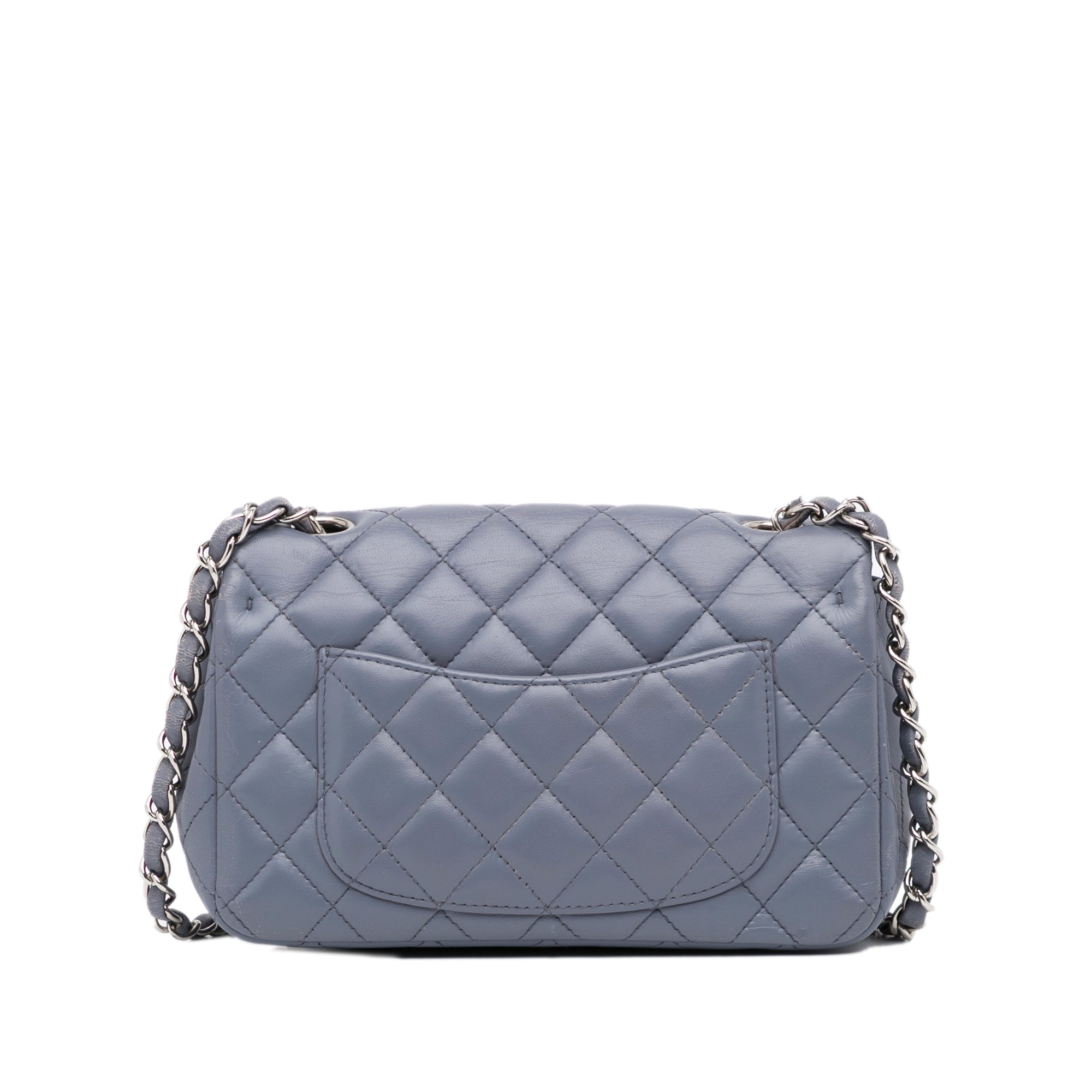 Chanel Mini Rectangular Classic Lambskin Single Flap - image 3