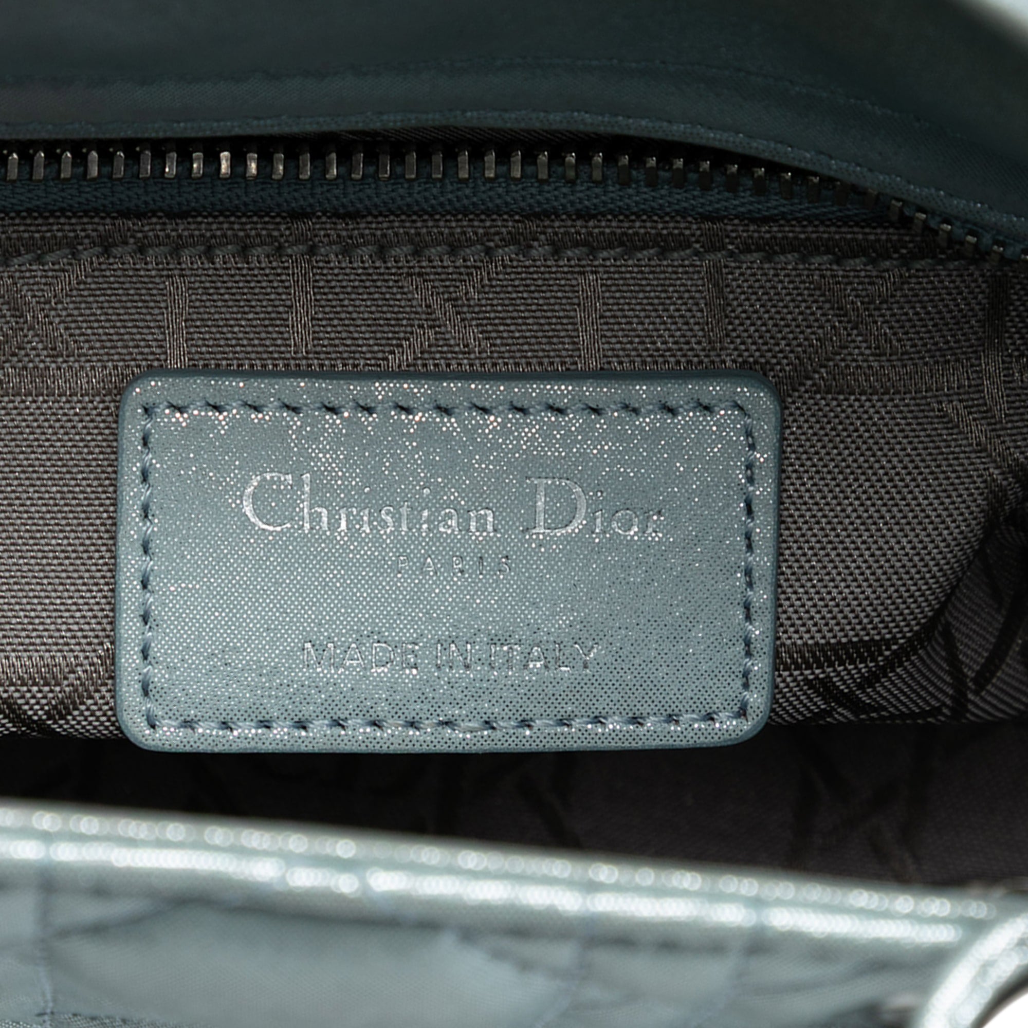 Dior Mini Iridescent Lambskin Cannage Lady Dior - image 5
