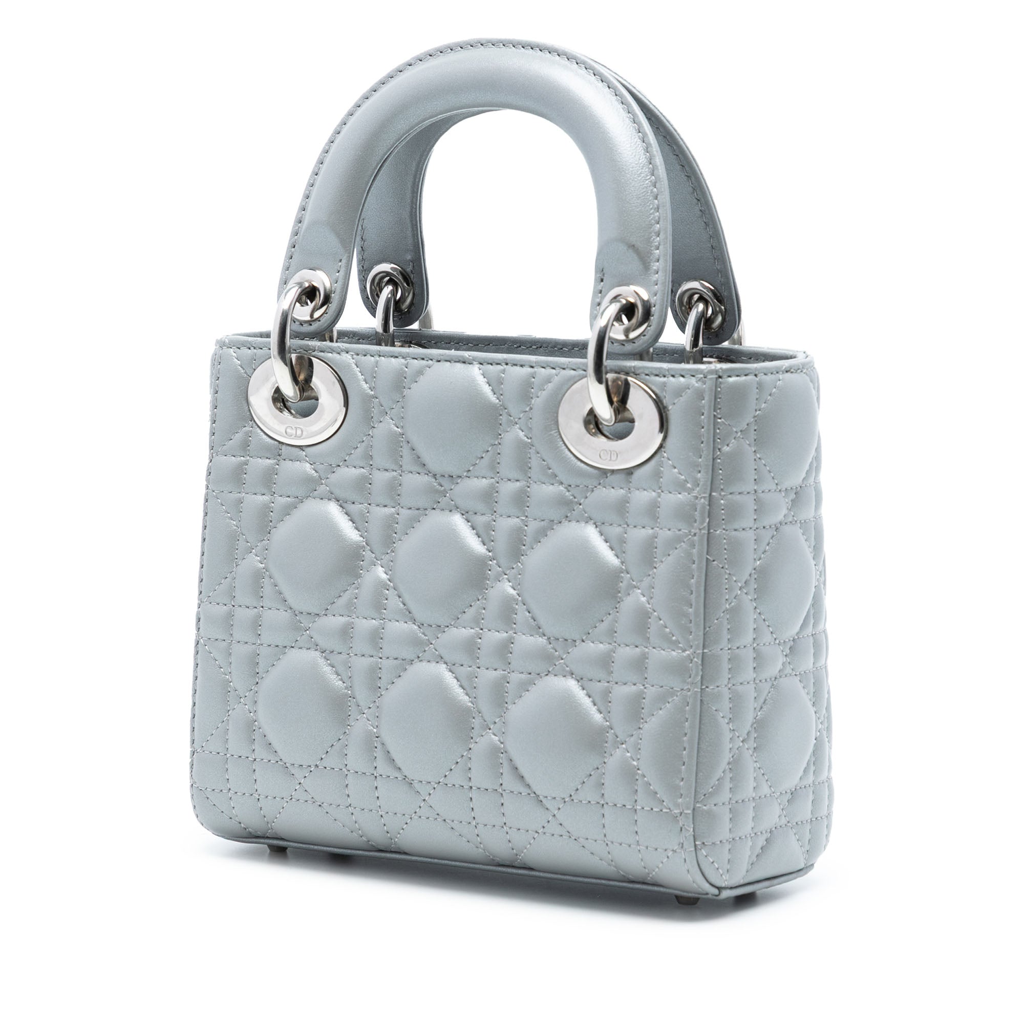 Dior Mini Lambskin Cannage Lady Dior - image 2