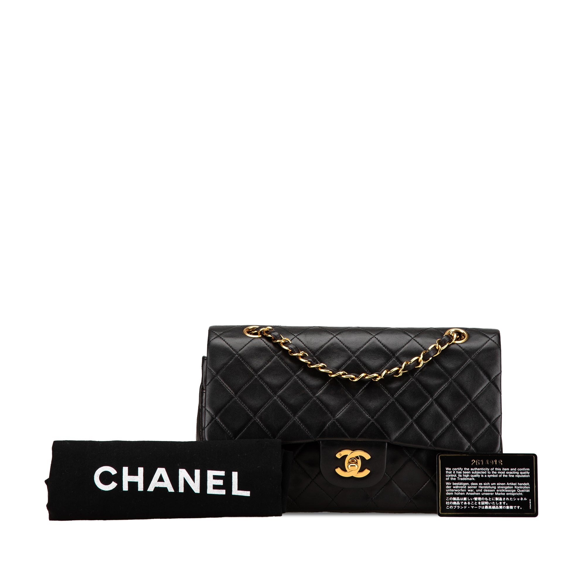 Chanel Medium Classic Lambskin Double Flap - image 14
