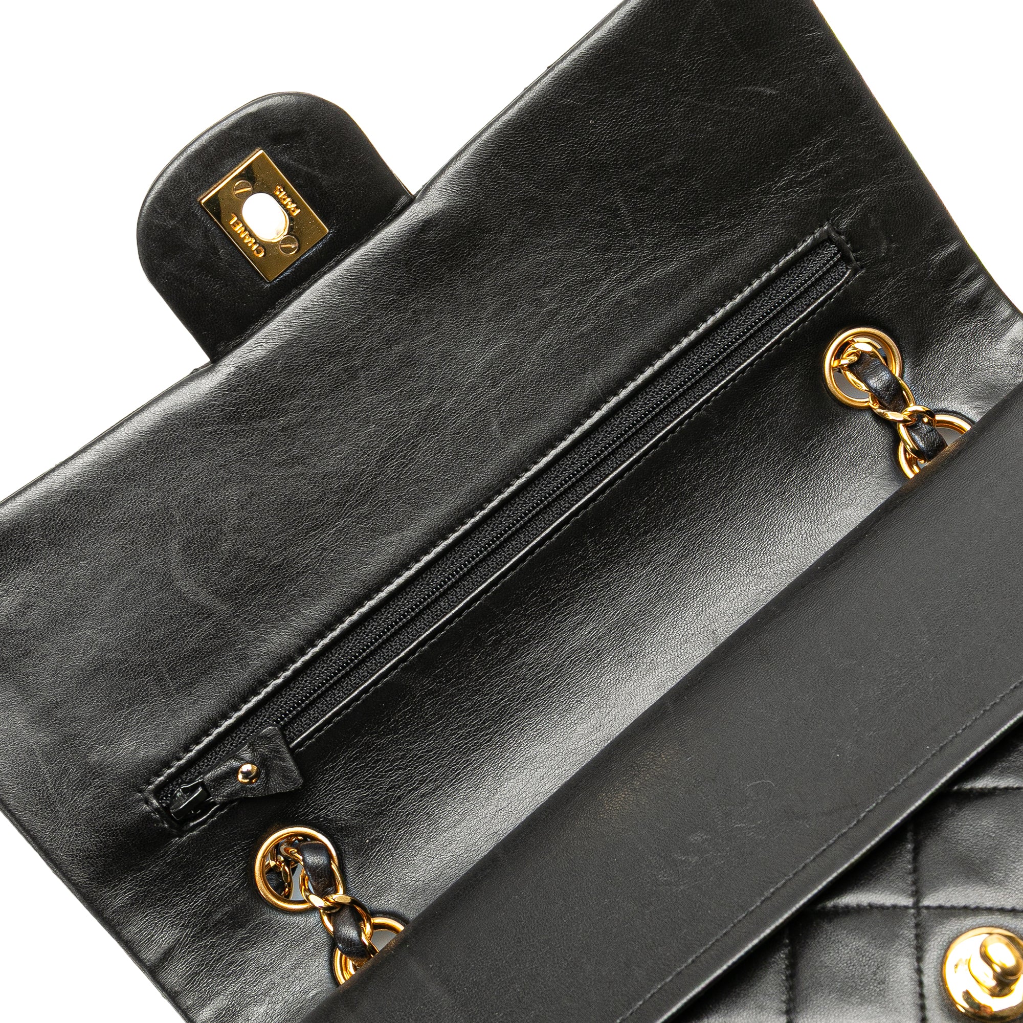 Chanel Medium Classic Lambskin Double Flap - image 8