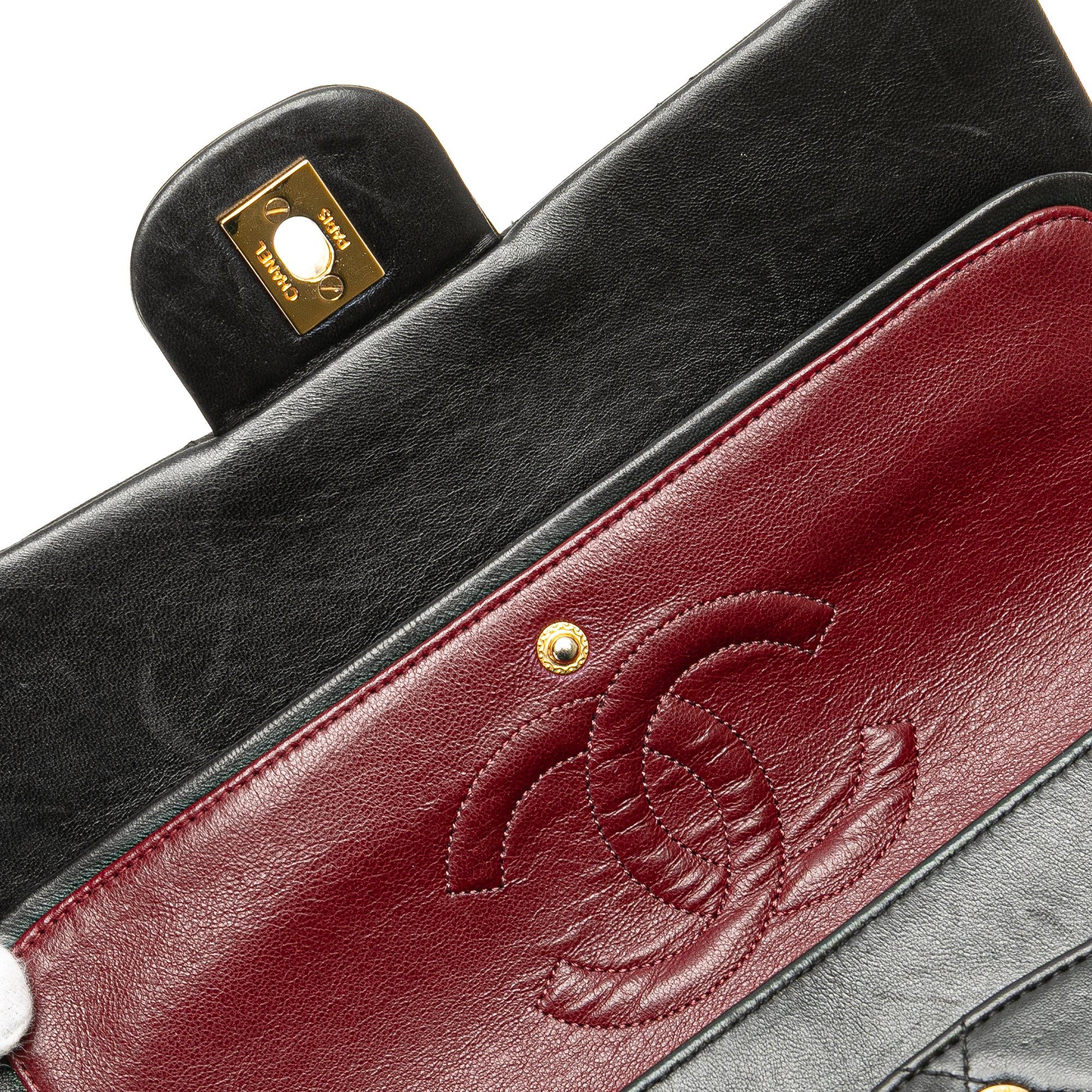Chanel Medium Classic Lambskin Double Flap - image 9