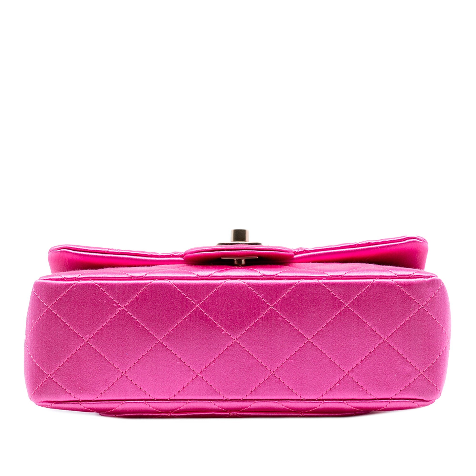 Chanel Mini Rectangular Classic Satin Single Flap - image 3