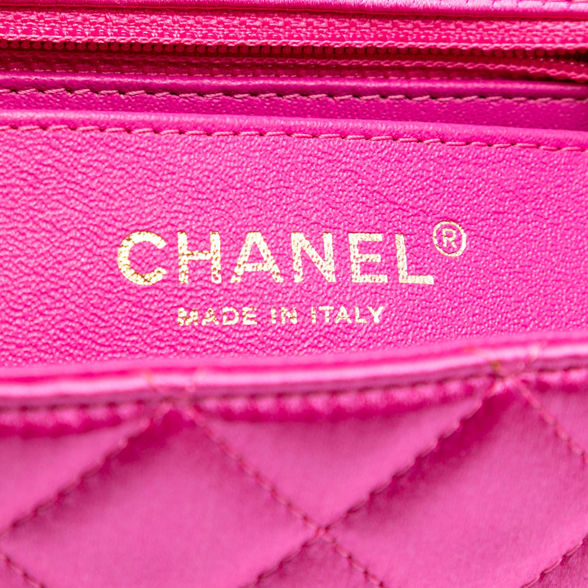 Chanel Mini Rectangular Classic Satin Single Flap - image 5