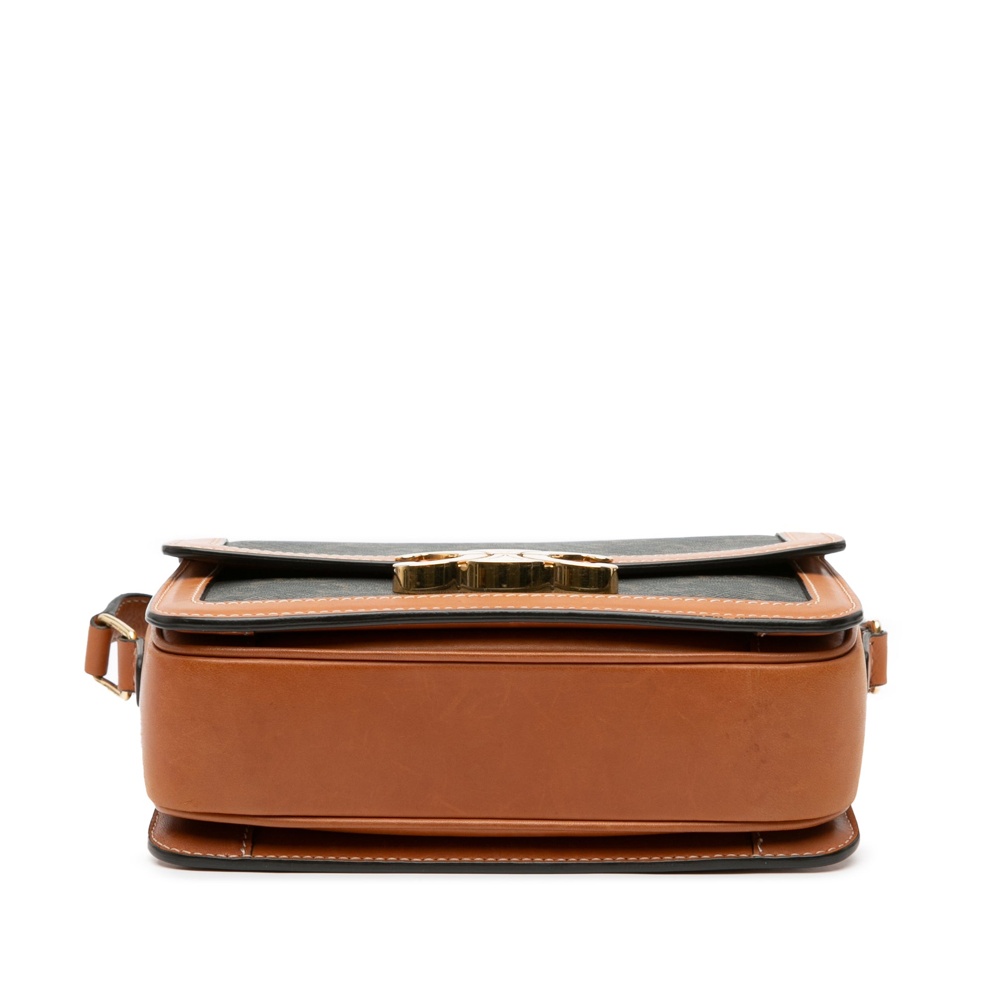 Celine Teen Triomphe Coated Canvas and Calfskin Triomphe Crossbody - image 3