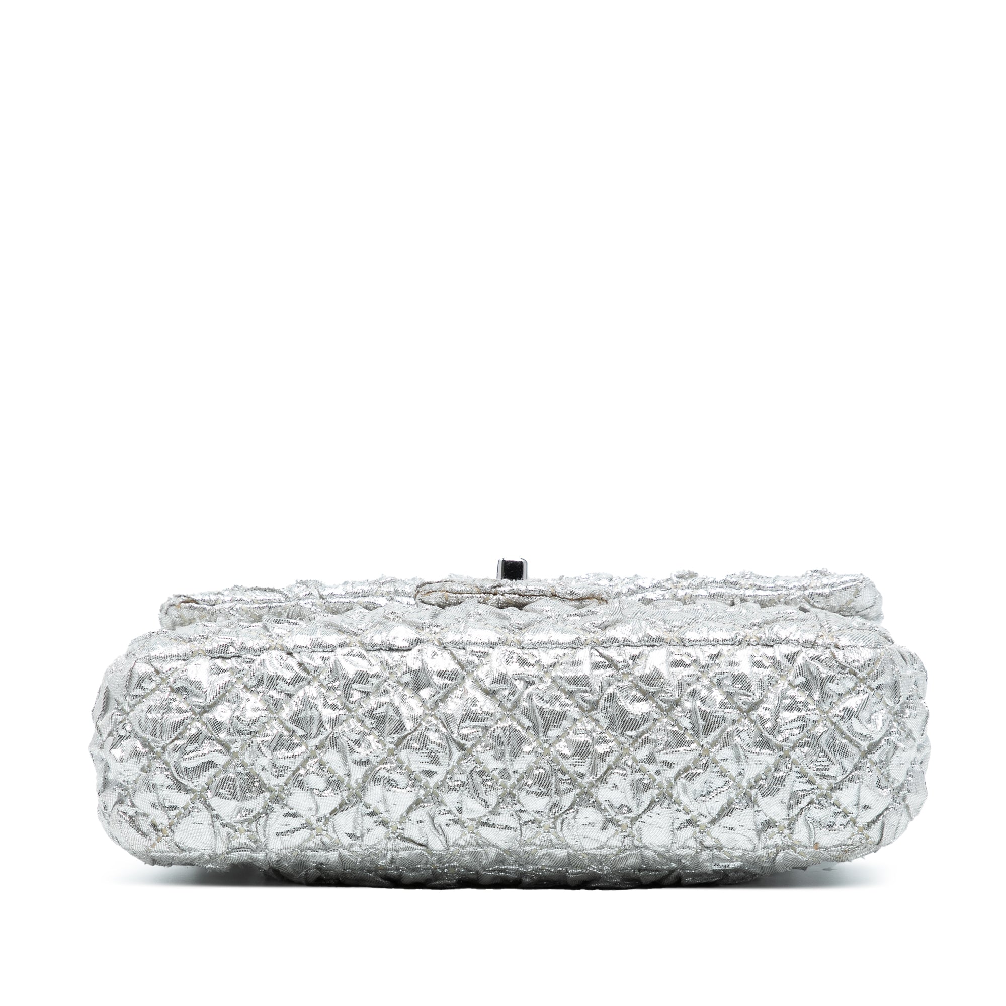 Chanel Small Classic Metallic Lame Bijoux Chain Double Flap - image 3