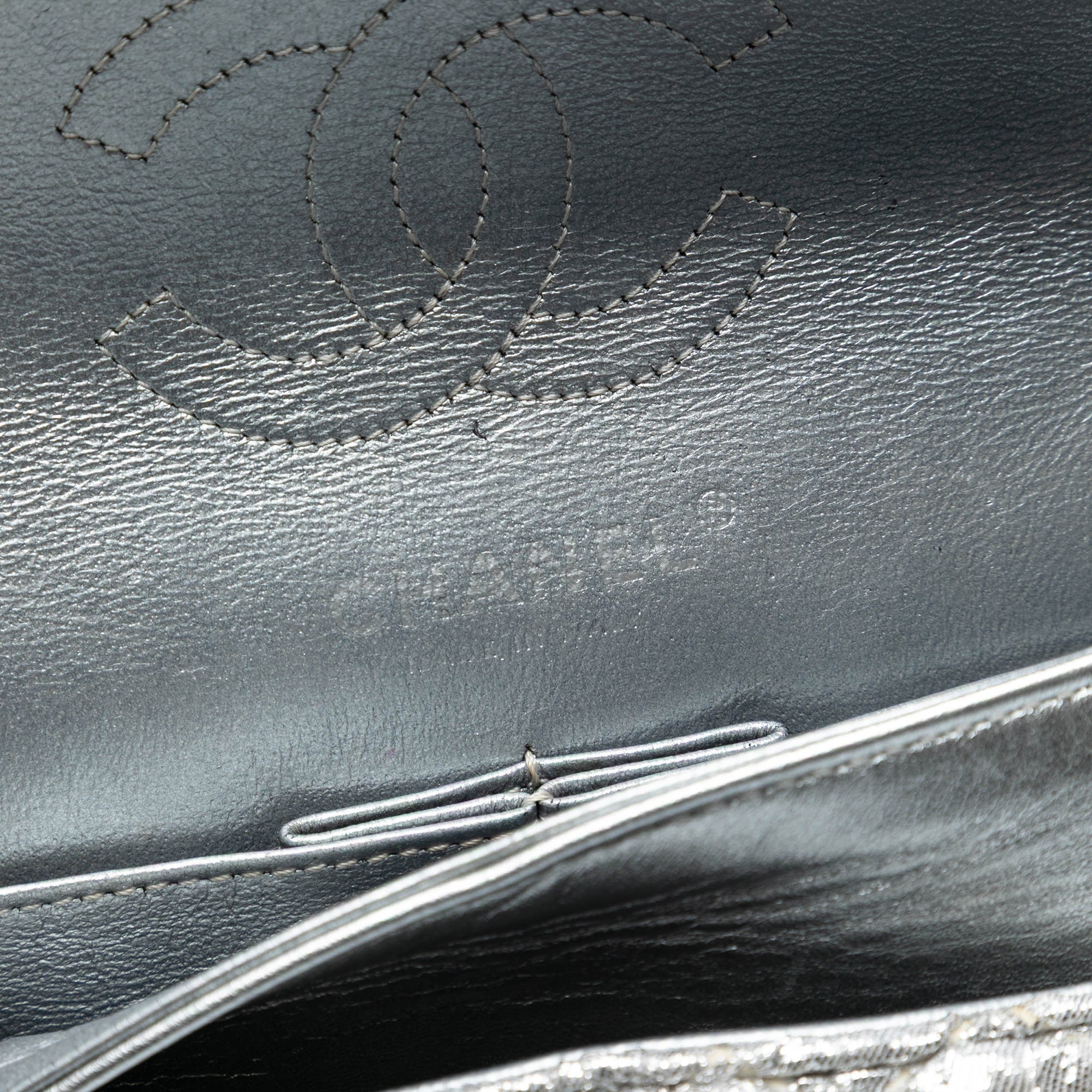 Chanel Small Classic Metallic Lame Bijoux Chain Double Flap - image 5