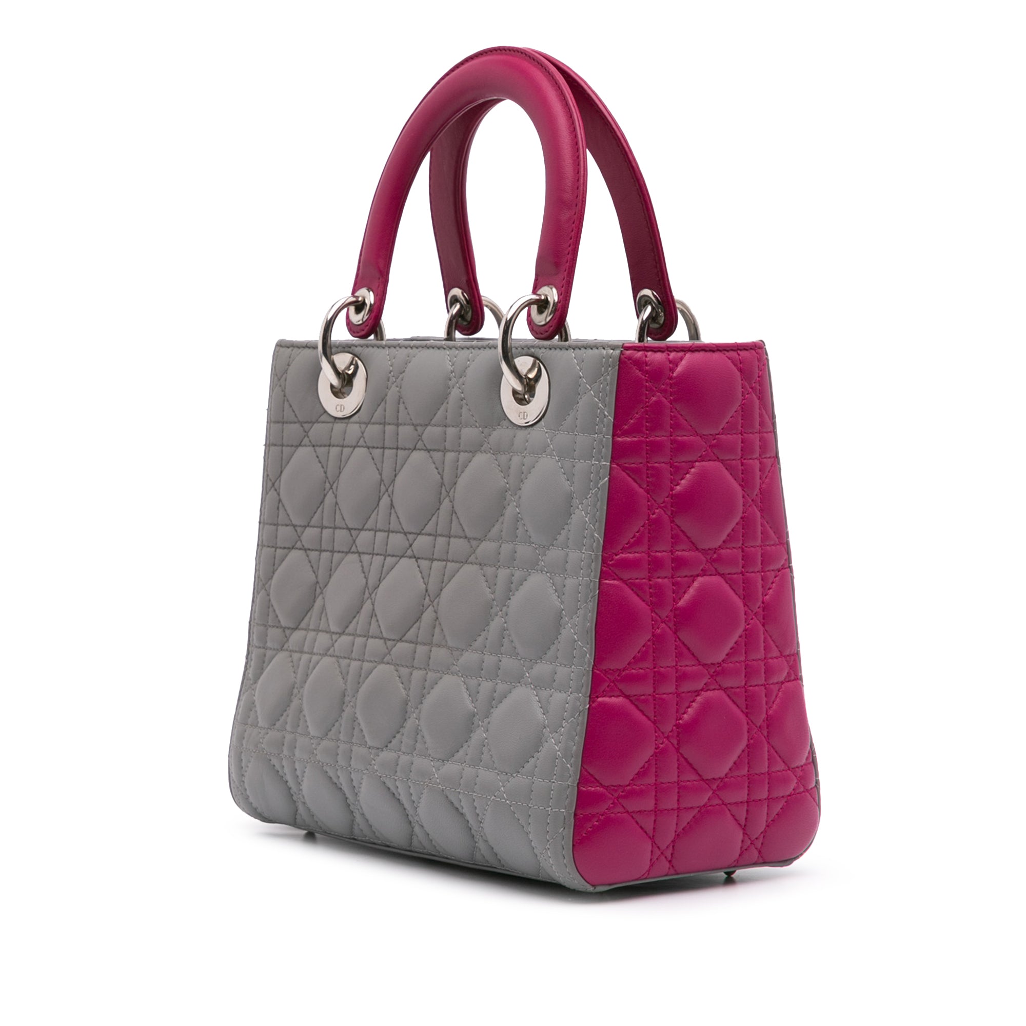 Dior Medium Bicolor Lambskin Cannage Lady Dior - image 2