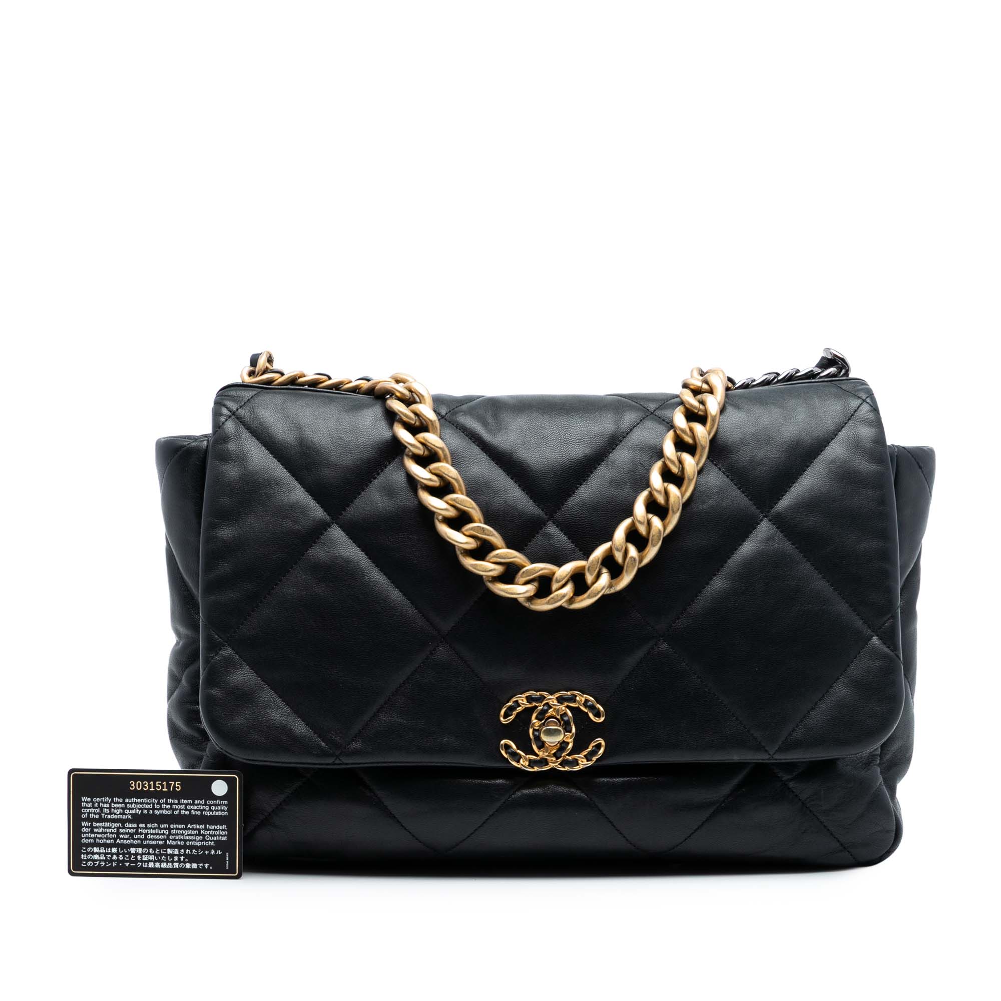 Chanel Maxi Lambskin 19 Flap - image 9