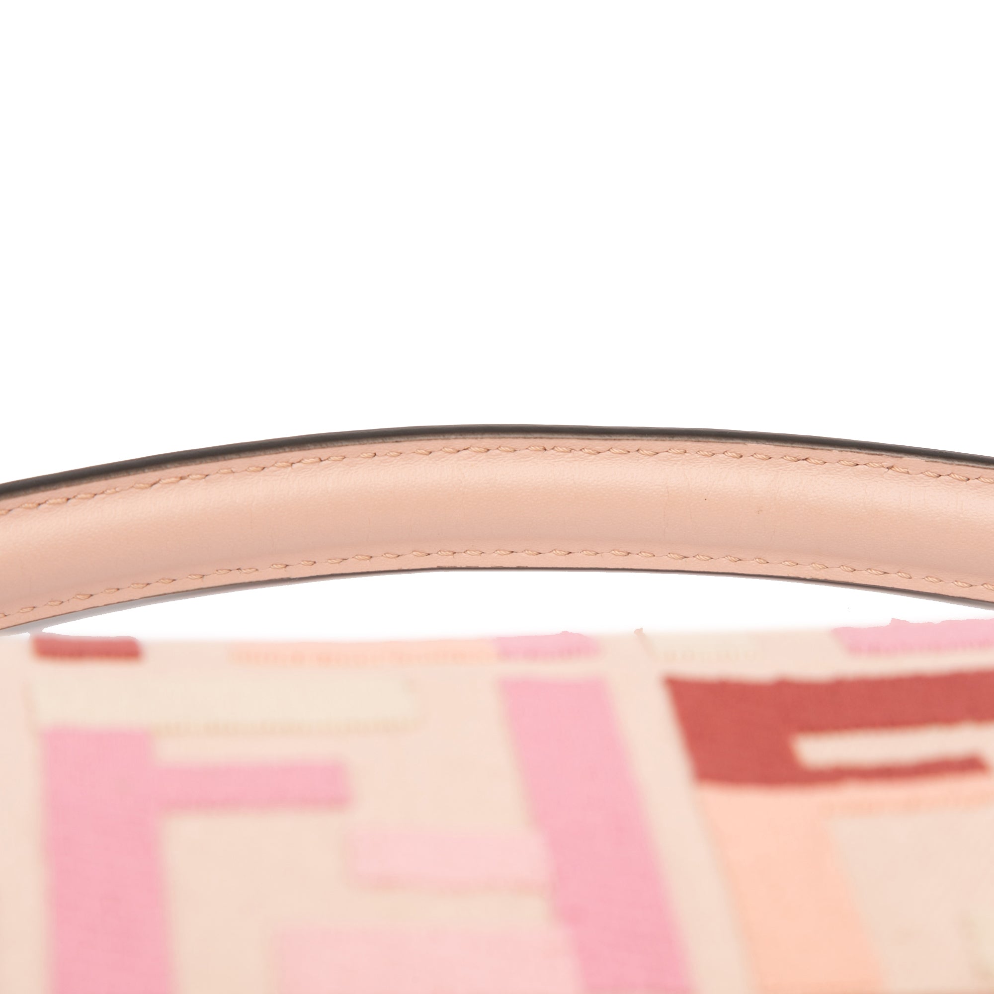 Fendi Zucca Embroidered Canvas Baguette Satchel - image 10