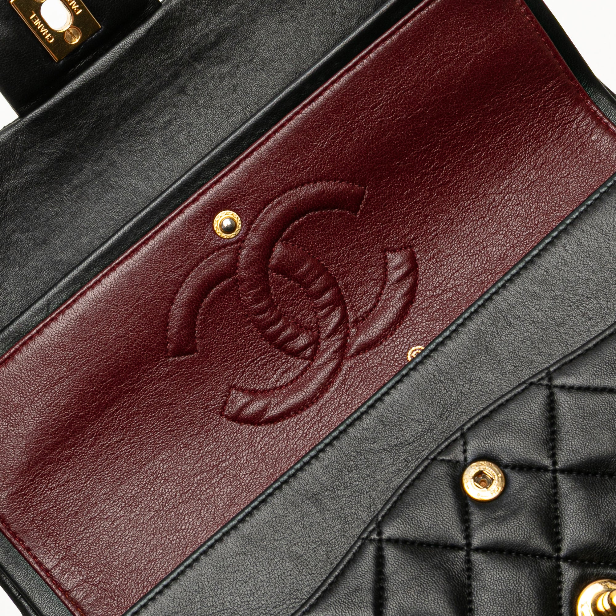 Chanel Medium Classic Lambskin Double Flap - image 8