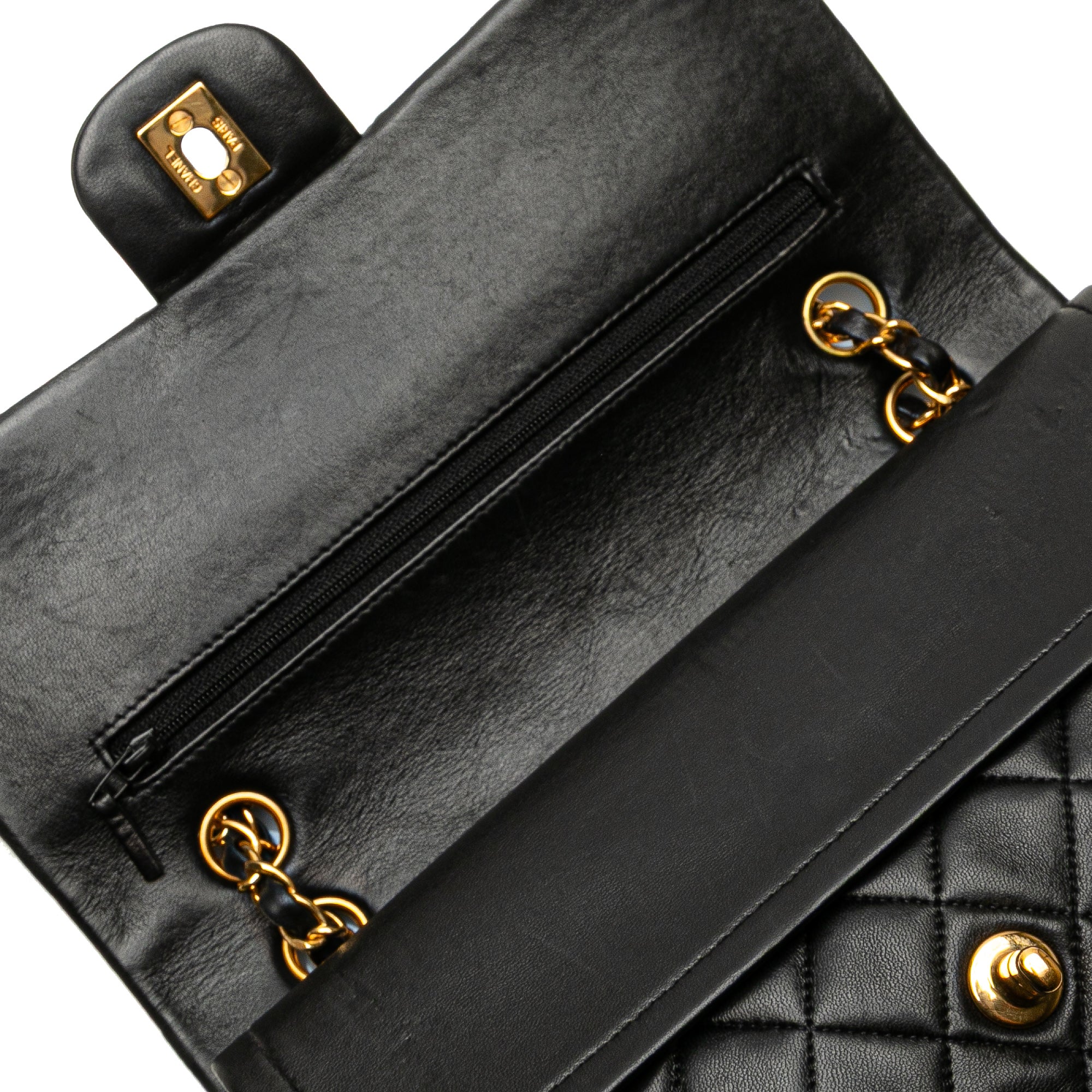 Chanel Medium Classic Lambskin Double Flap - image 9
