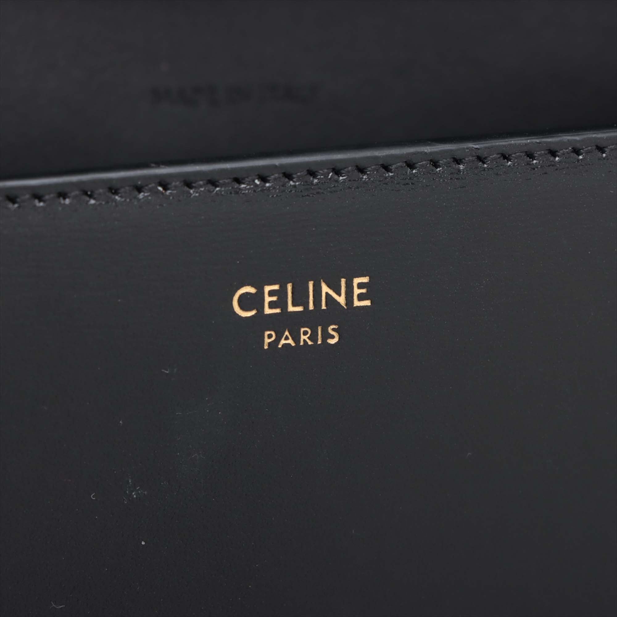 Celine Shiny Calfskin Triomphe Margo Wallet on Chain - image 5