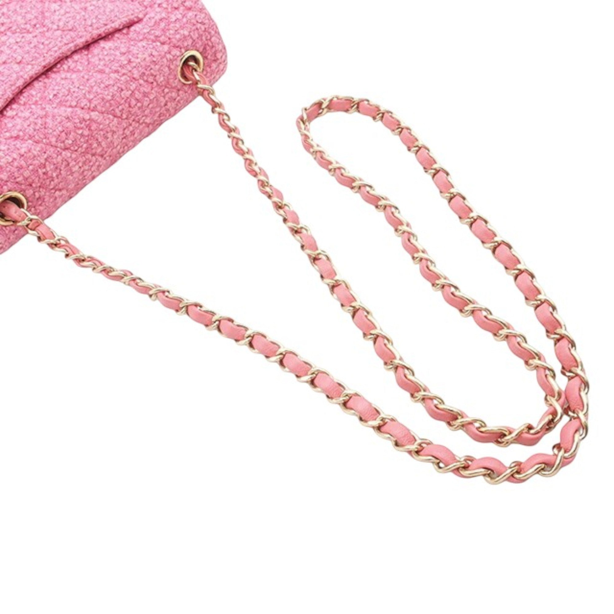 Chanel Mini Rectangular Classic Tweed Single Flap - image 13