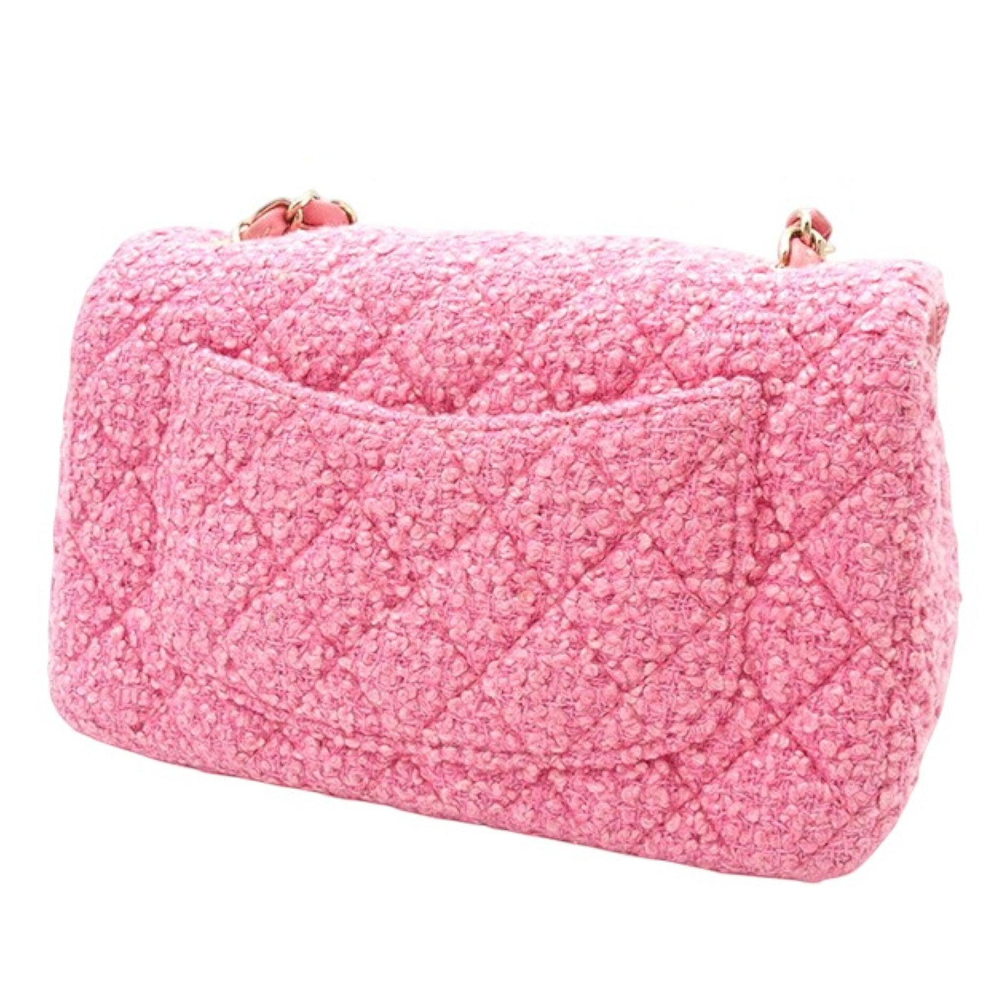 Chanel Mini Rectangular Classic Tweed Single Flap - image 2