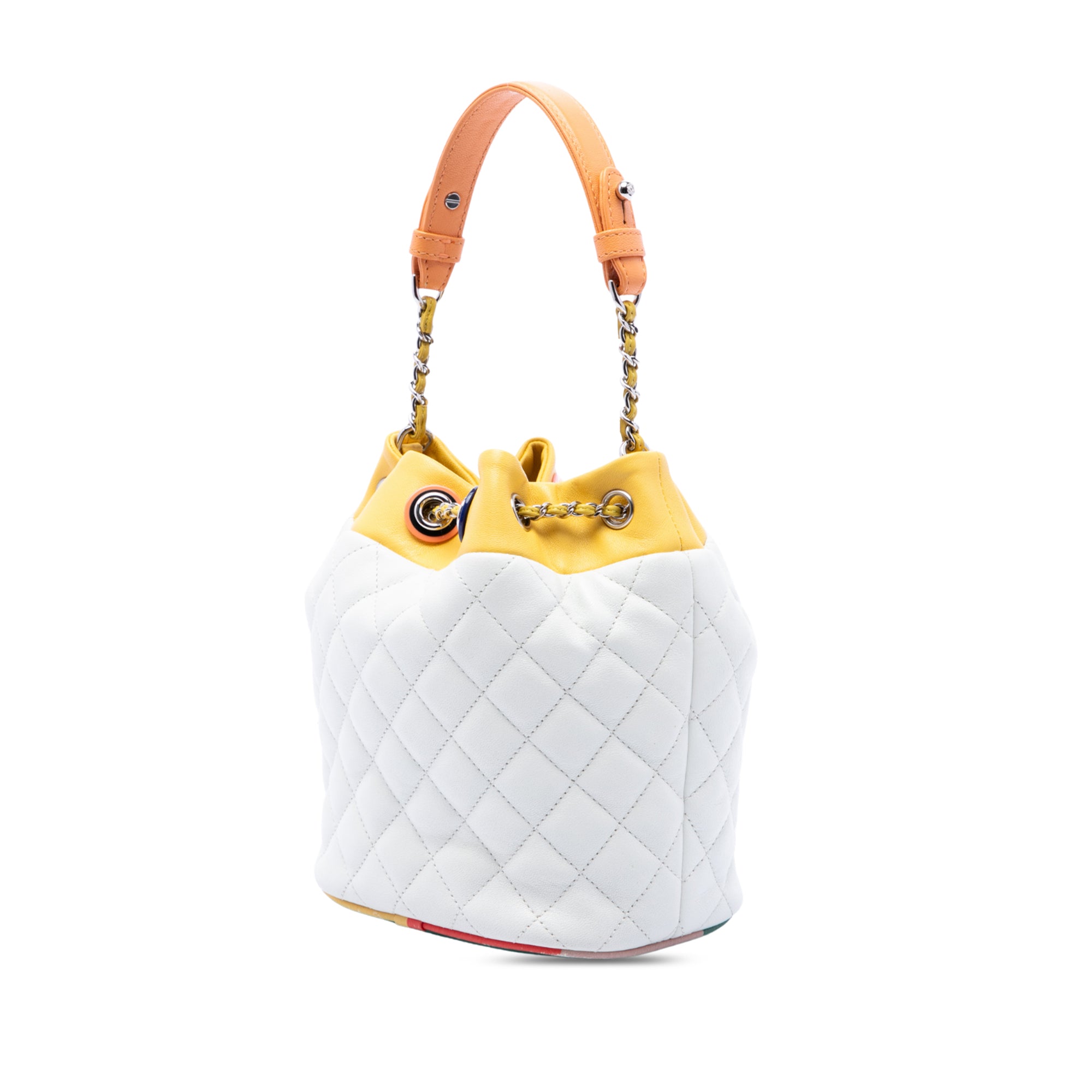 Chanel Paris Cuba CC Quilted Lambskin Chain Bucket Bag - image 2