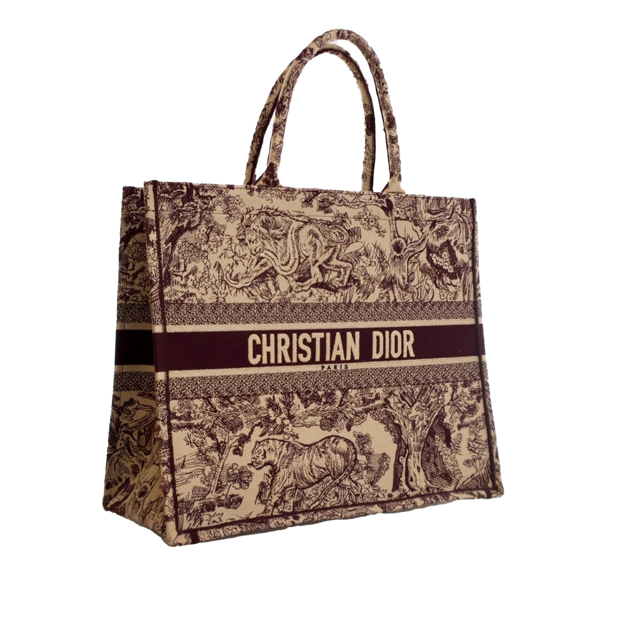 Dior Large Canvas Embroidered Dioriviera Toile De Jouy Book Tote - image 10