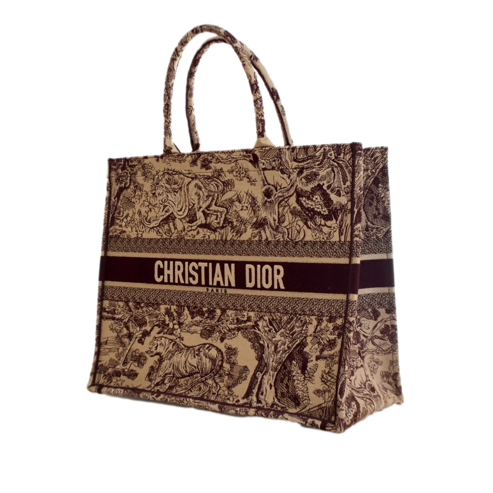 Dior Large Canvas Embroidered Dioriviera Toile De Jouy Book Tote - image 11